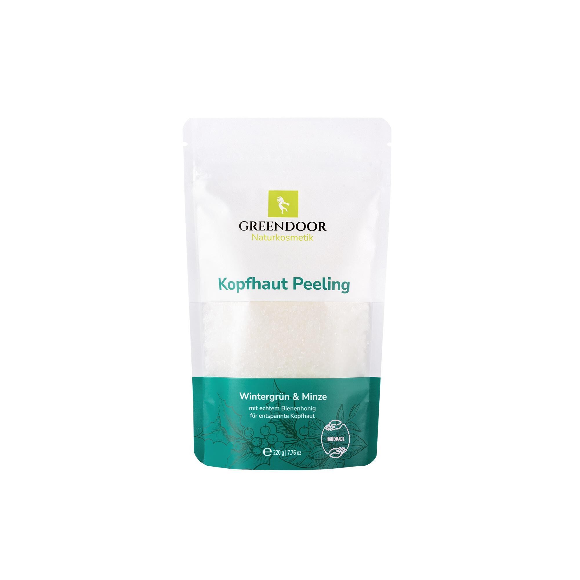 GREENDOOR Kopfhautpeeling Kopfhautpeeling Wintergrün Pfefferminze