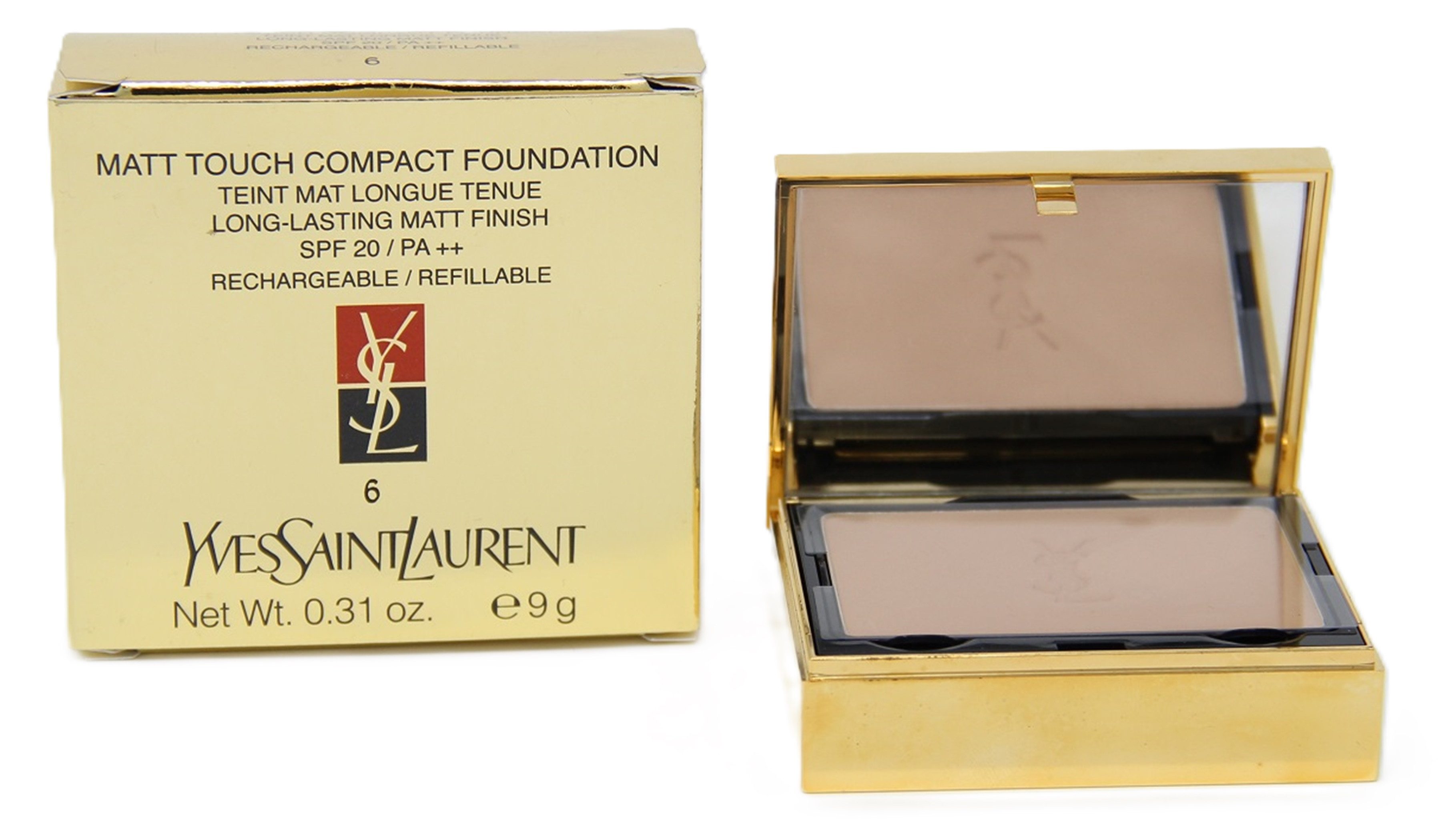 YVES SAINT LAURENT Foundation Yves Saint Laurent Matt Touch Compact Foundation SPF20 Refill 6