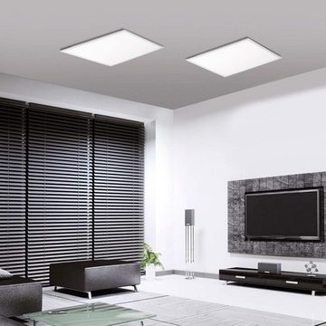 Paul Neuhaus Smarte LED-Leuchte LED Panel Deckenleuchte Q-FLAG Smart Home, Smart Home, CCT-Farbtemperaturregelung, Dimmfunktion, Memoryfunktion, mit Leuchtmittel, dimmbar, warmweiß - neutralweiß per Fernbedienung