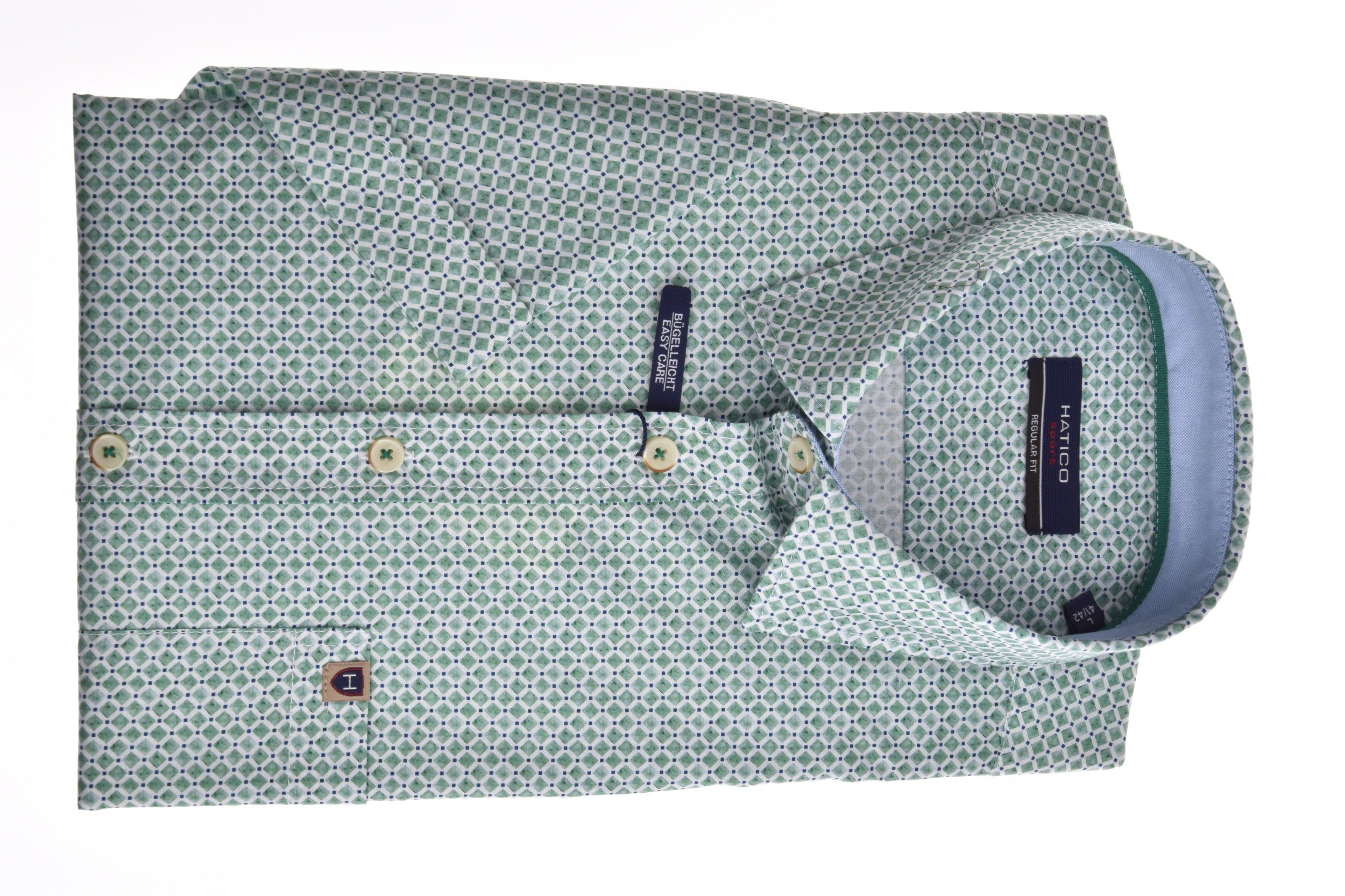 Kurzarmhemd HATICO- Sport Hemd regular fit Hal