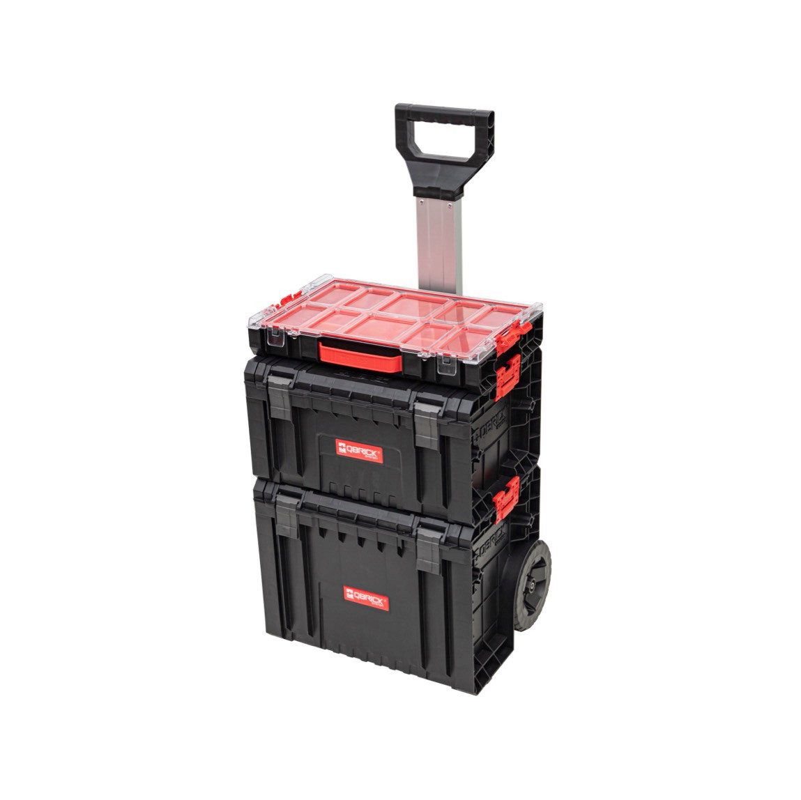 QBRICK System Werkzeugkoffer PRO Set 2 Werkzeugwagen Set + PRO Cart 2.0 + PRO Toolbox 2.0 + PRO Or