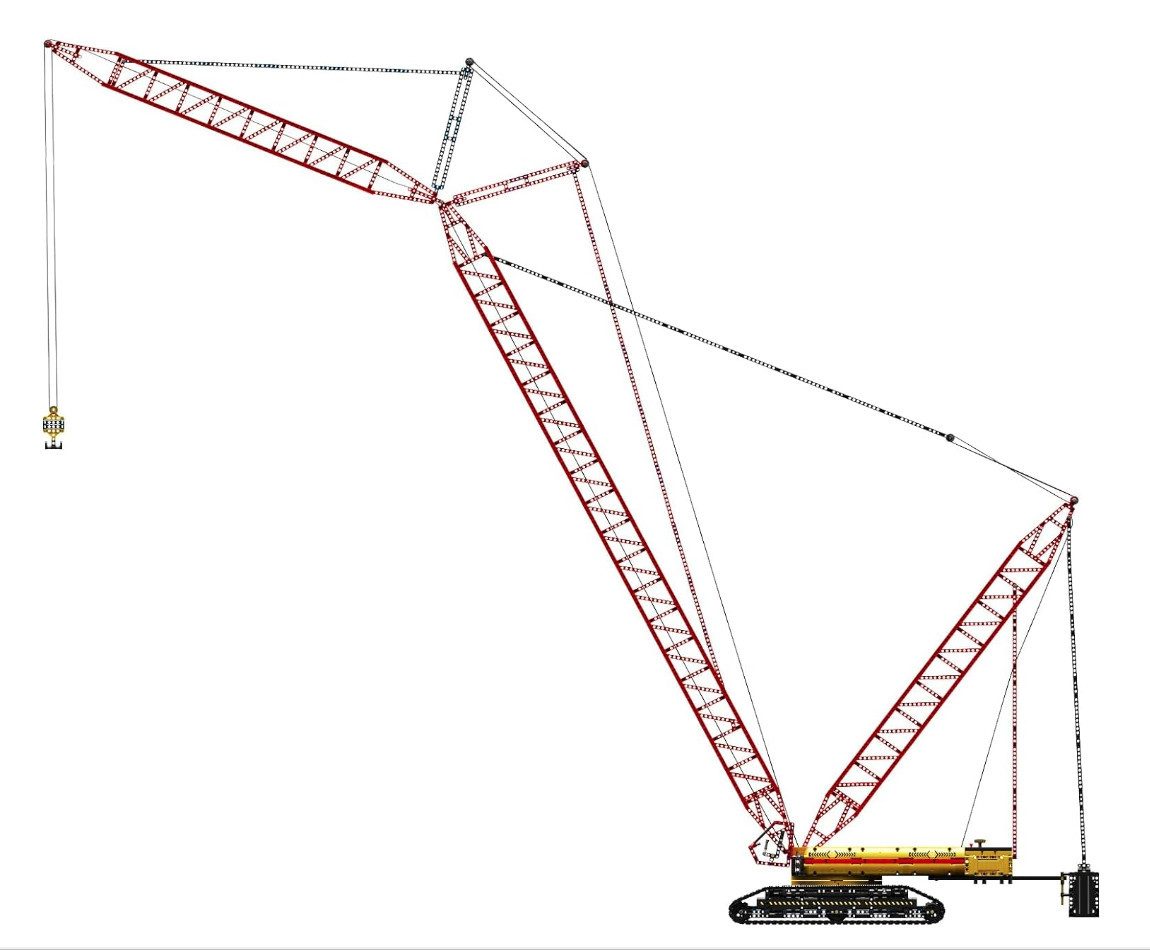 Mould King 17015 Crawler Crane LR13000 Konstruktions-Spielset, (4567 St) – Bild 3 von 4