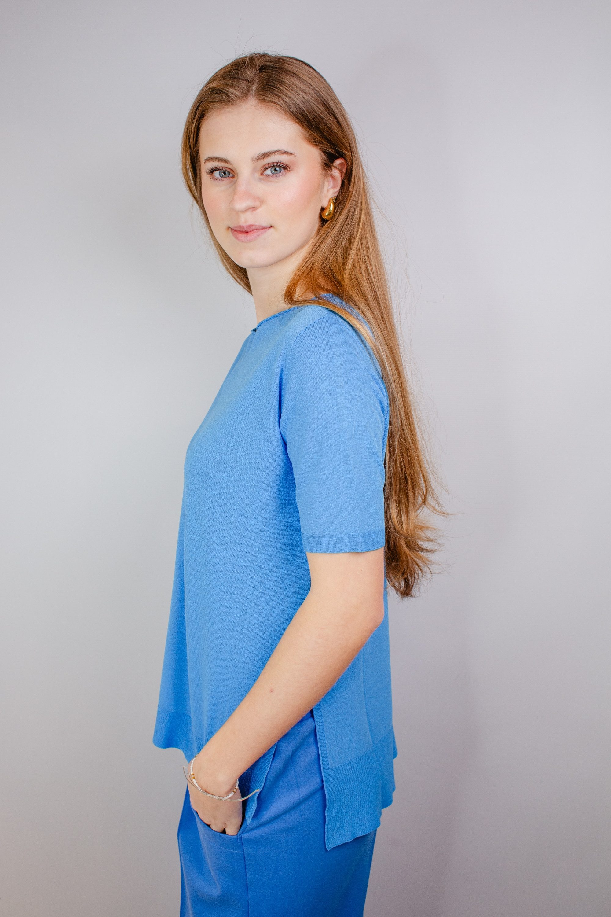 CATNOIR Wollpullover Pullover CATNOIR blau