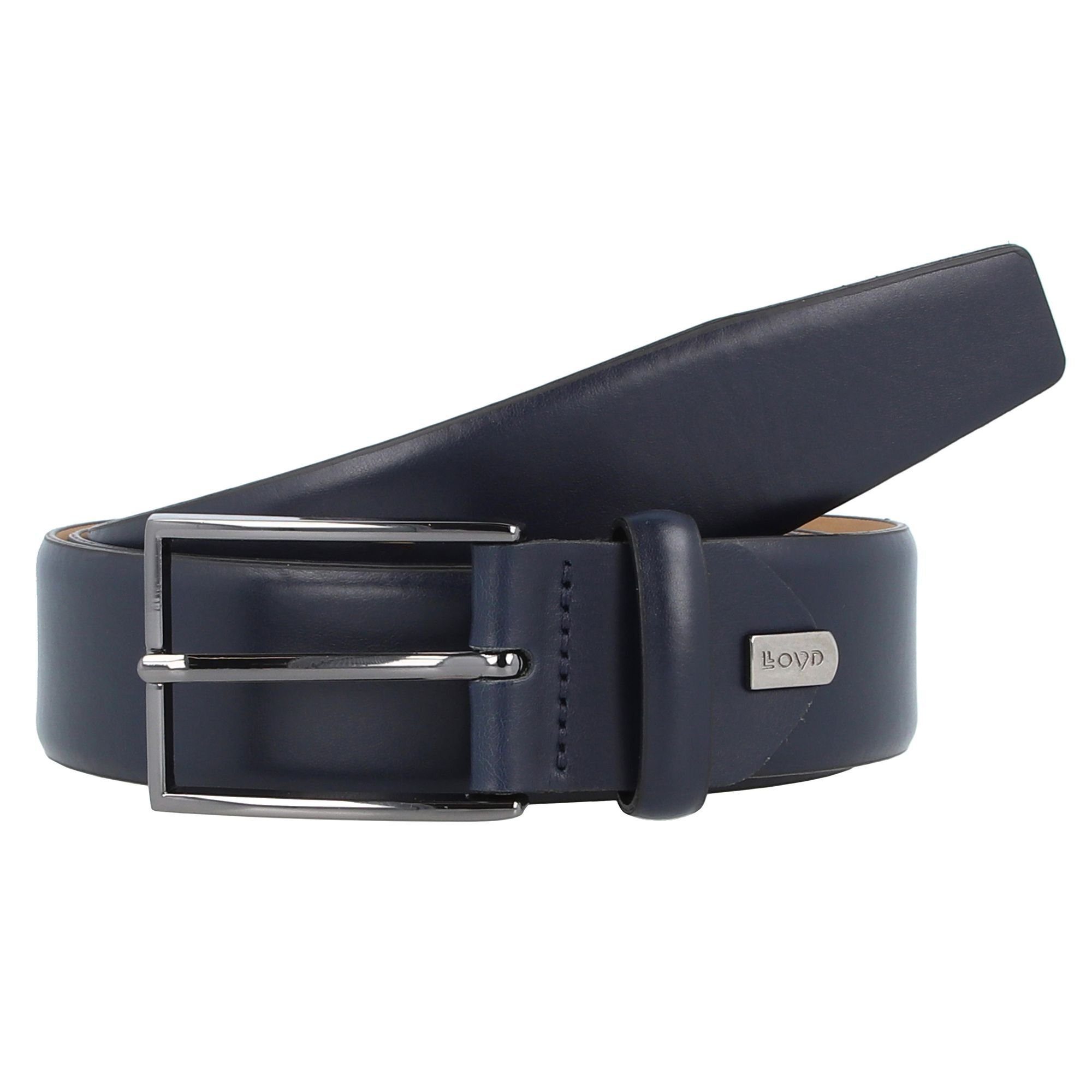 LLOYD Men’s Belts Ledergürtel Dornschließe marine | 