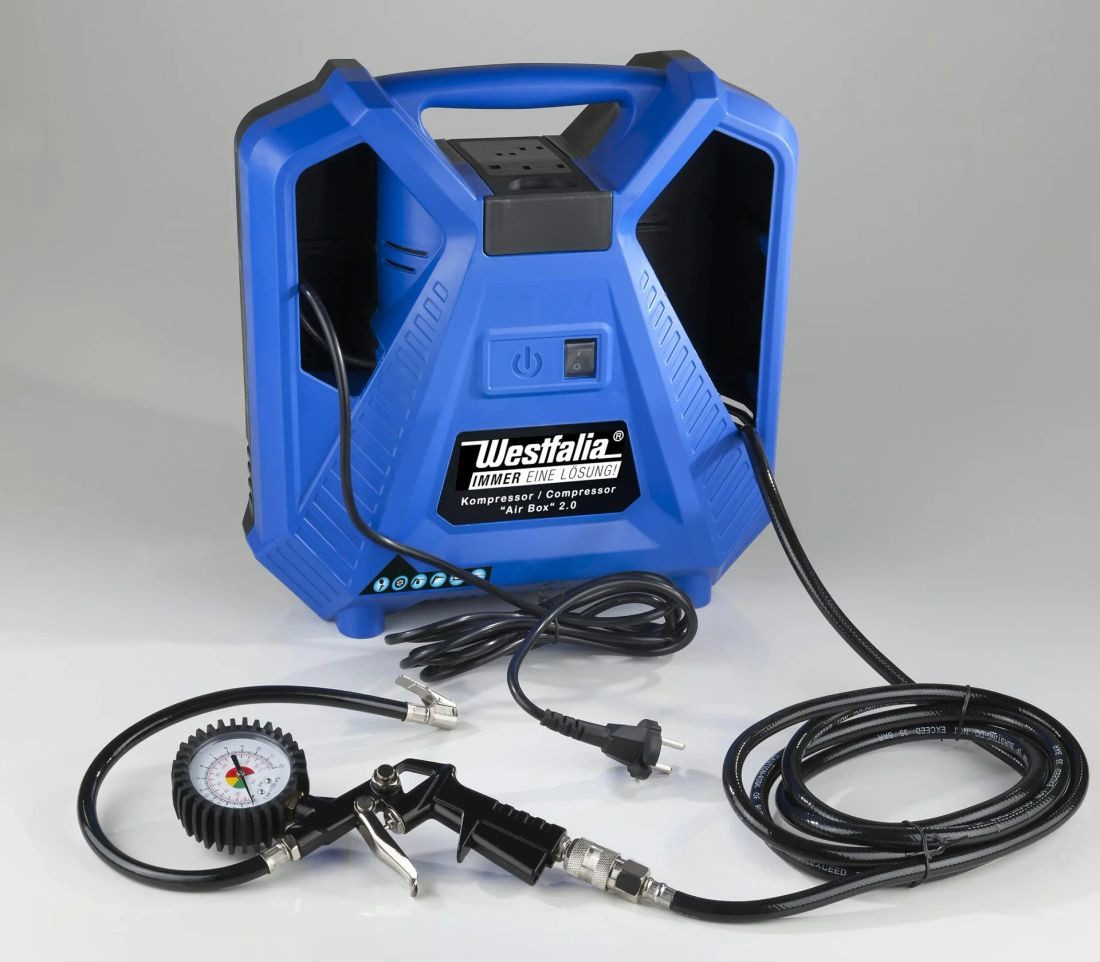 Westfalia Werkzeug Kompressor Kompressor "Air Box" 1100 Watt