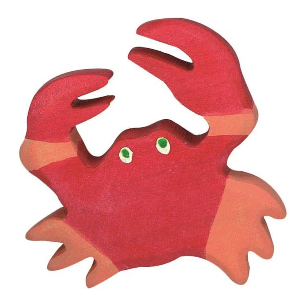 Holztiger Tierfigur HOLZTIGER Krabbe aus Holz