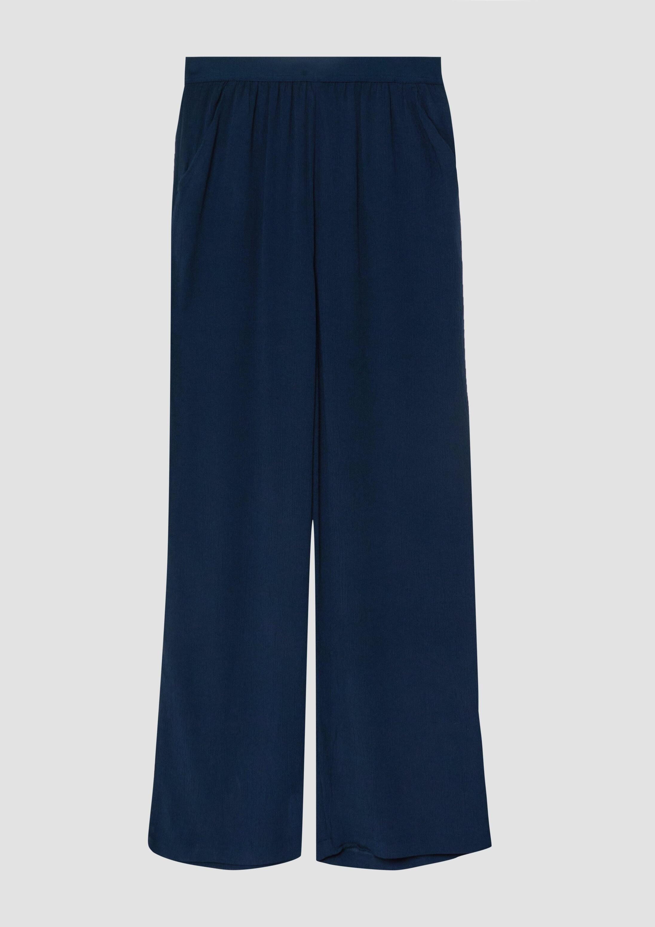 s.Oliver Chinos Hose Wide-Leg-Hose im Loose Fit aus Viskose