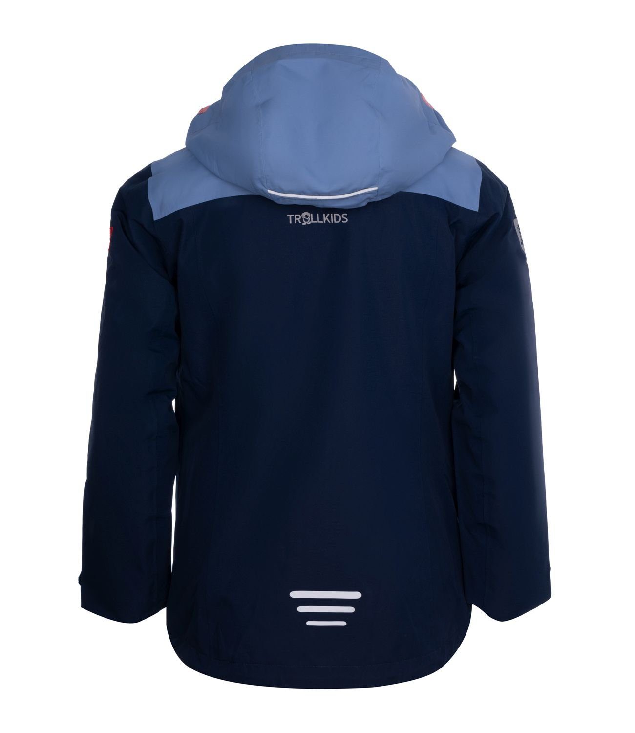 Regenjacke Bergen TROLLKIDS Marine/Staub-Blau/Antikrosa