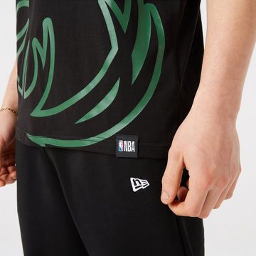 New Era Print-Shirt NBA BIG LOGO Milwaukee Bucks