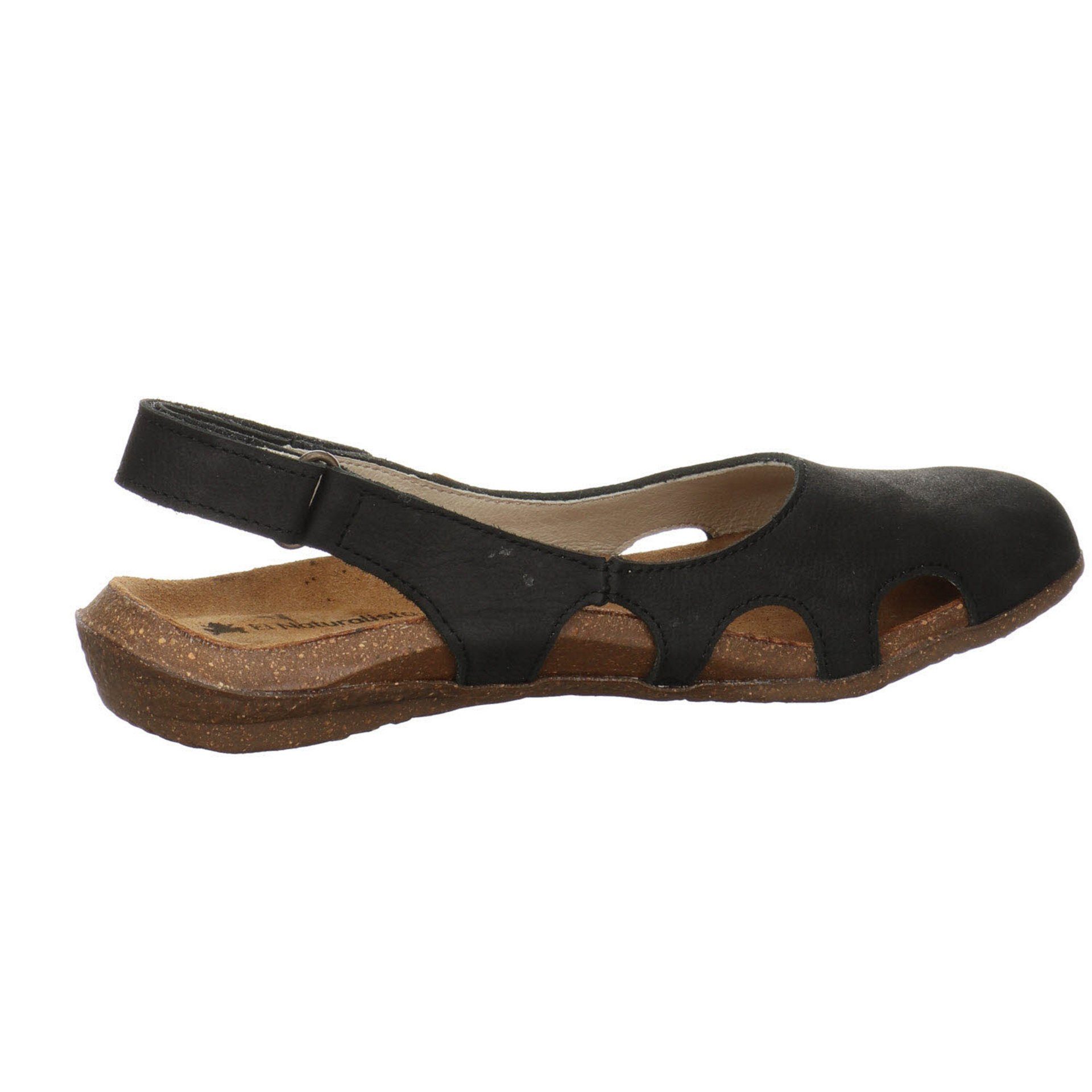 El Naturalista Damen Sandale (BLACK) Wakataua Riemchensandalen Riemchensandale Schwarz Glattleder