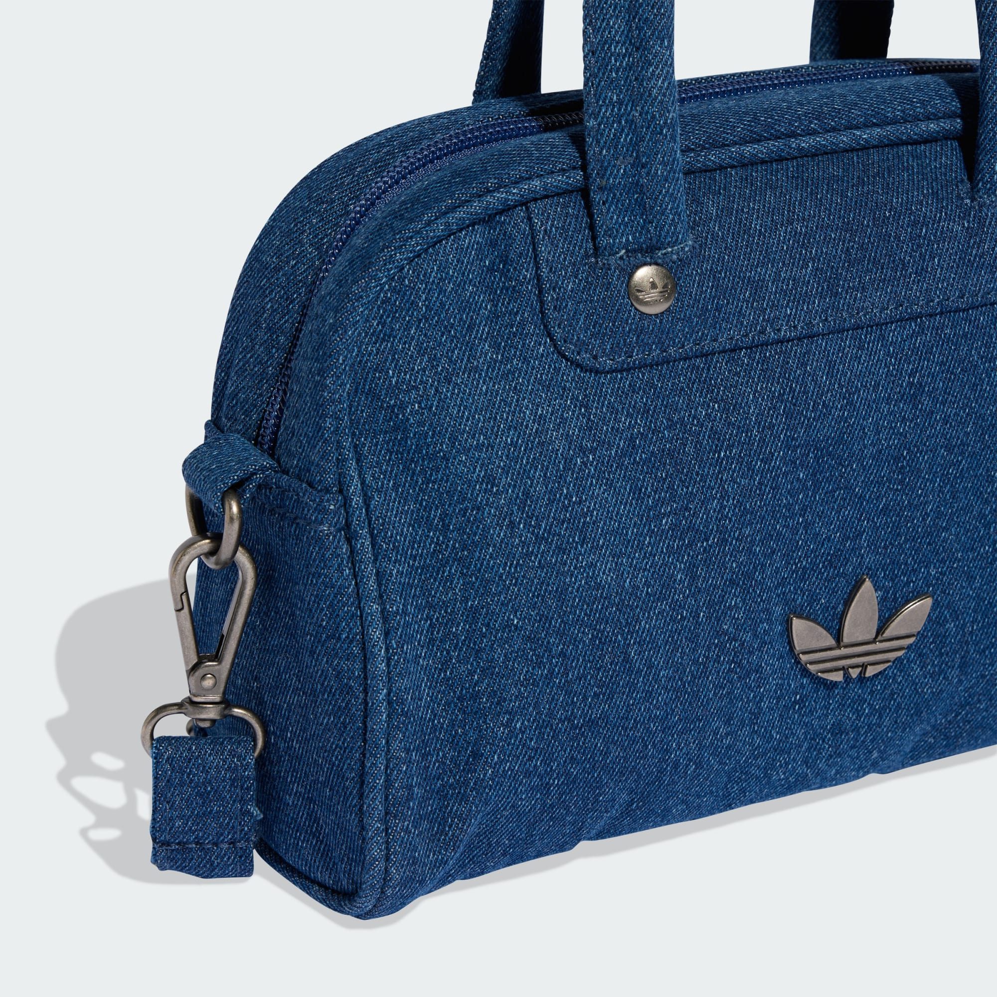 adidas Originals Schultertasche ADICOLOR MINI BOWLING BAG DENIM (1-tlg)