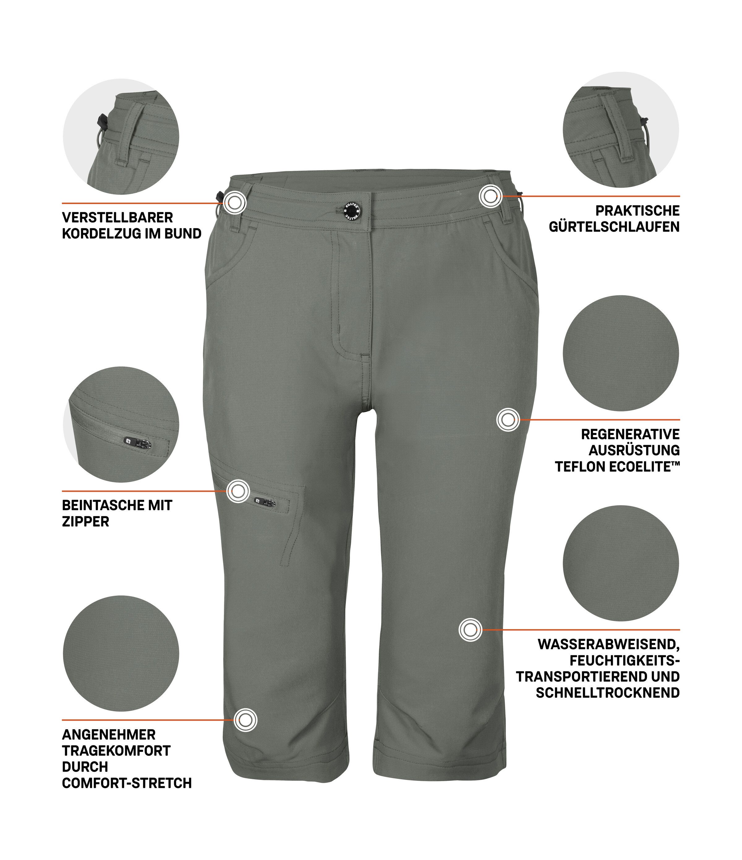 Killtec Caprihose KOS 4 WMN PNTS Wasserabweisende, schnelltrocknende Caprihose mit Comfort-Stretch – Bild 5 von 5