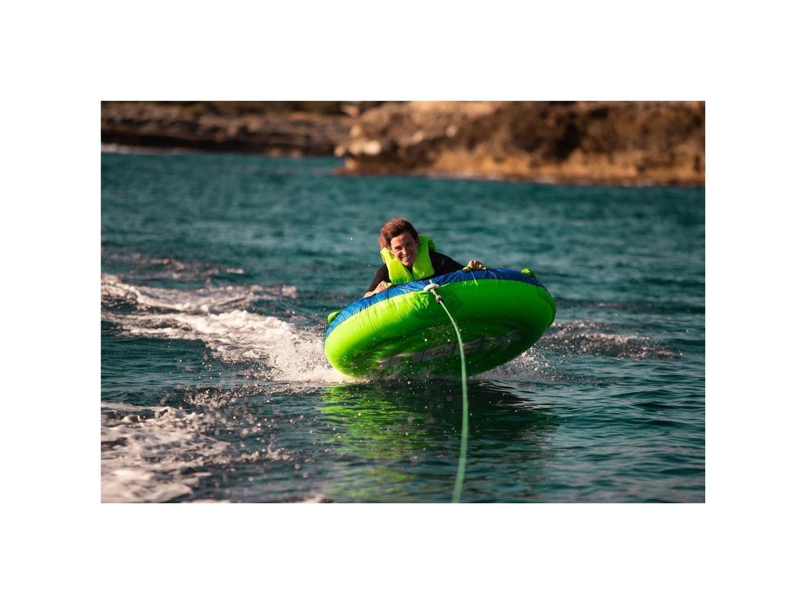 Jobe Inflatable SUP-Board Person Funtube Pumpe 1 (Set), Seil, Person,4 inkl. 1 Griffe Elektrische SUP, und Breeze Jobe