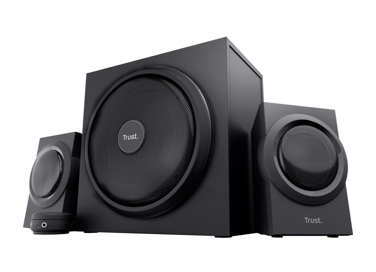 Trust Trust Yuri 2.1-Lautsprecher mit Subwoofer - Schwar PC-Lautsprecher