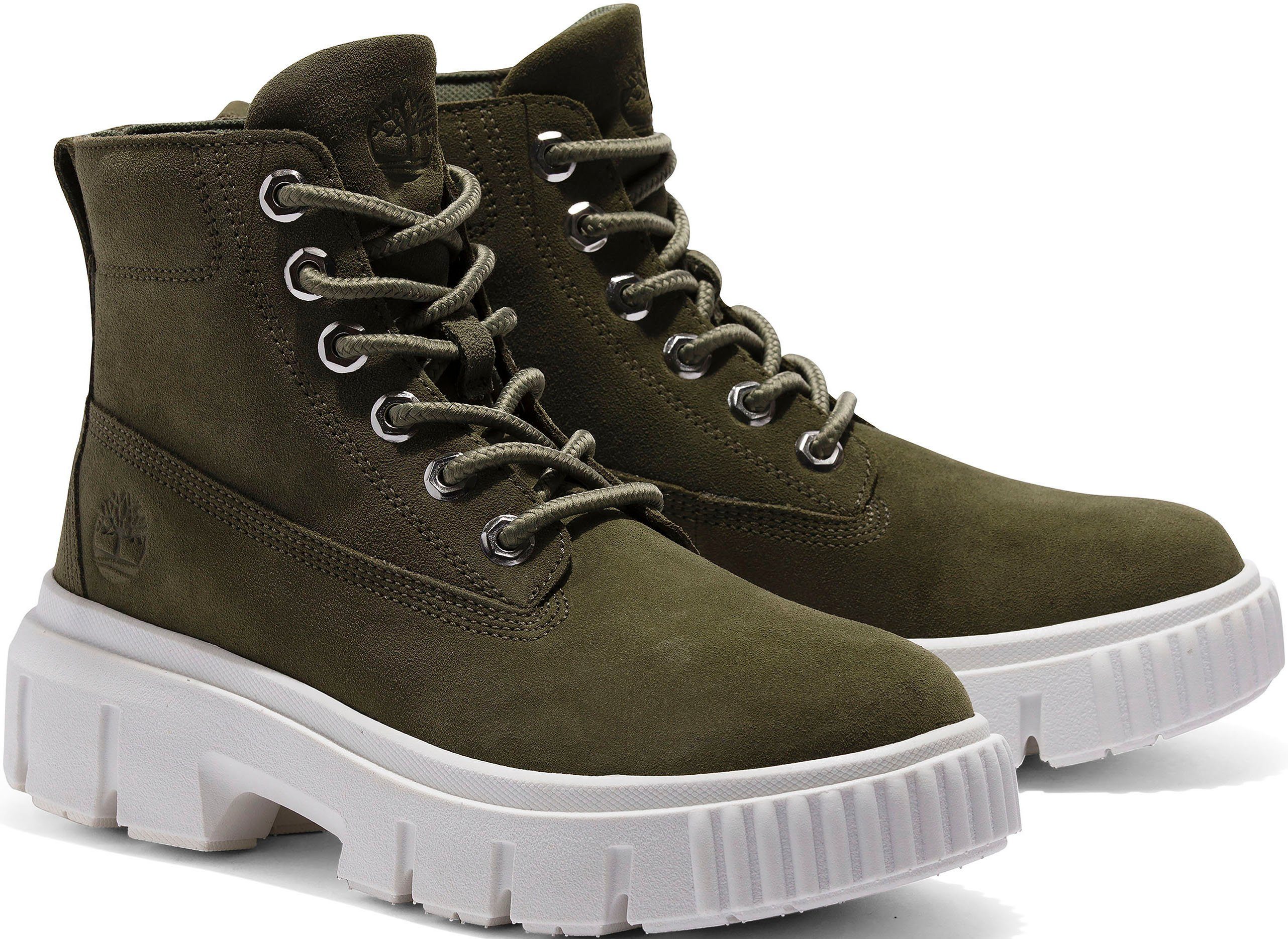 Timberland Greyfield Leather Boot Schnürboots khaki