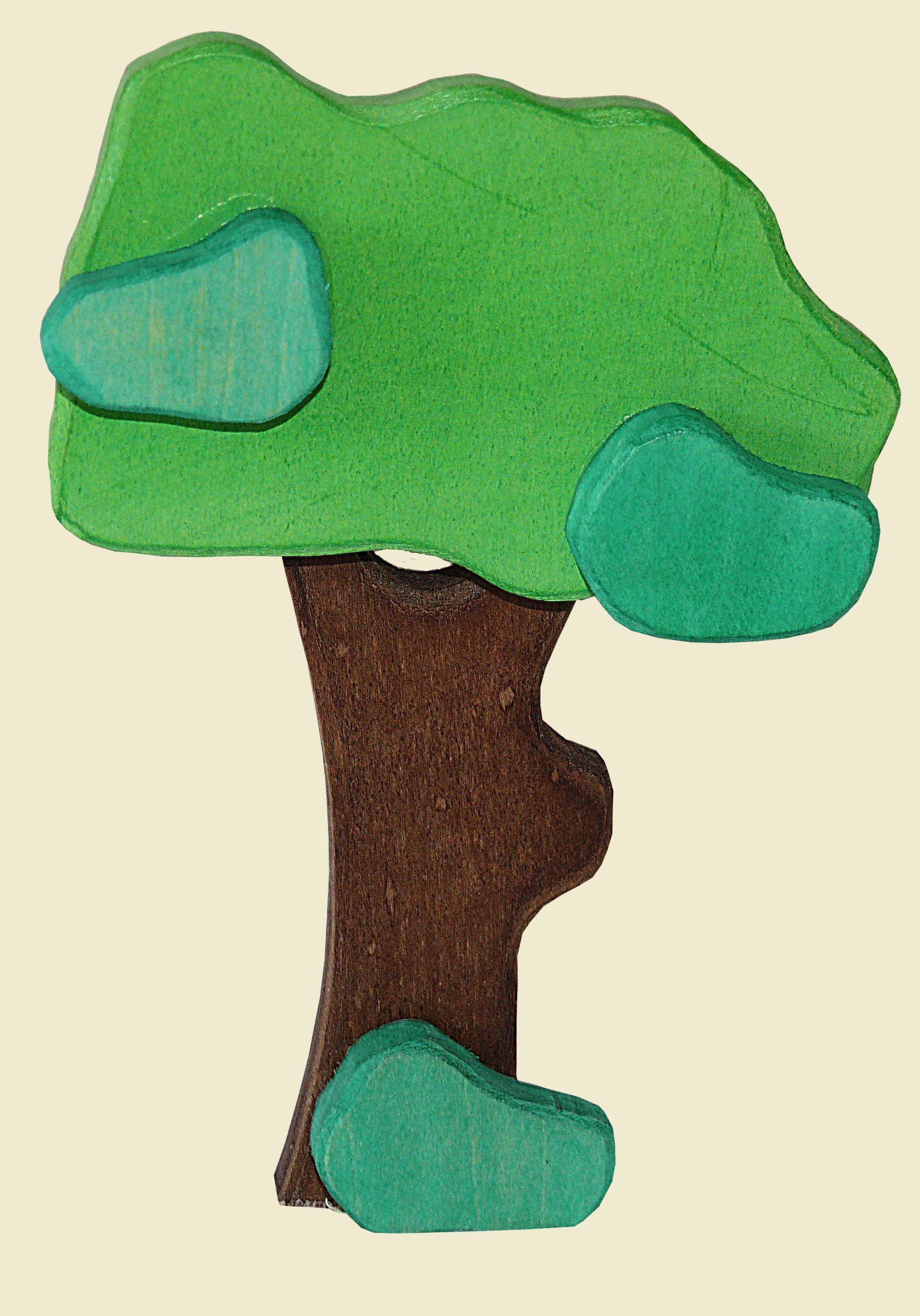 Weihnachtsfigur Holzfigur Baum groß Höhe 13cm NEU
