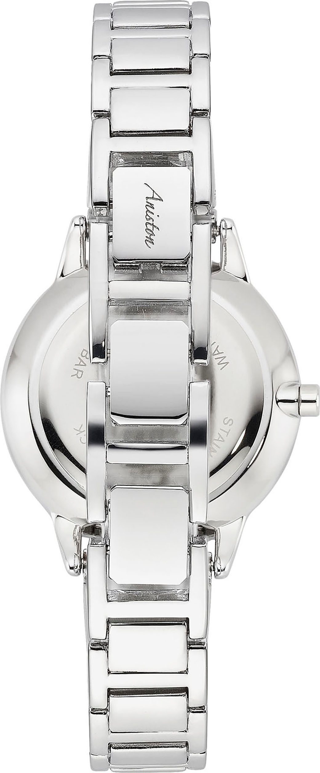 Aniston JEWELRY & WATCHES Quarzuhr, Armbanduhr, Damenuhr, analog, Glassteine, neue Kollektion