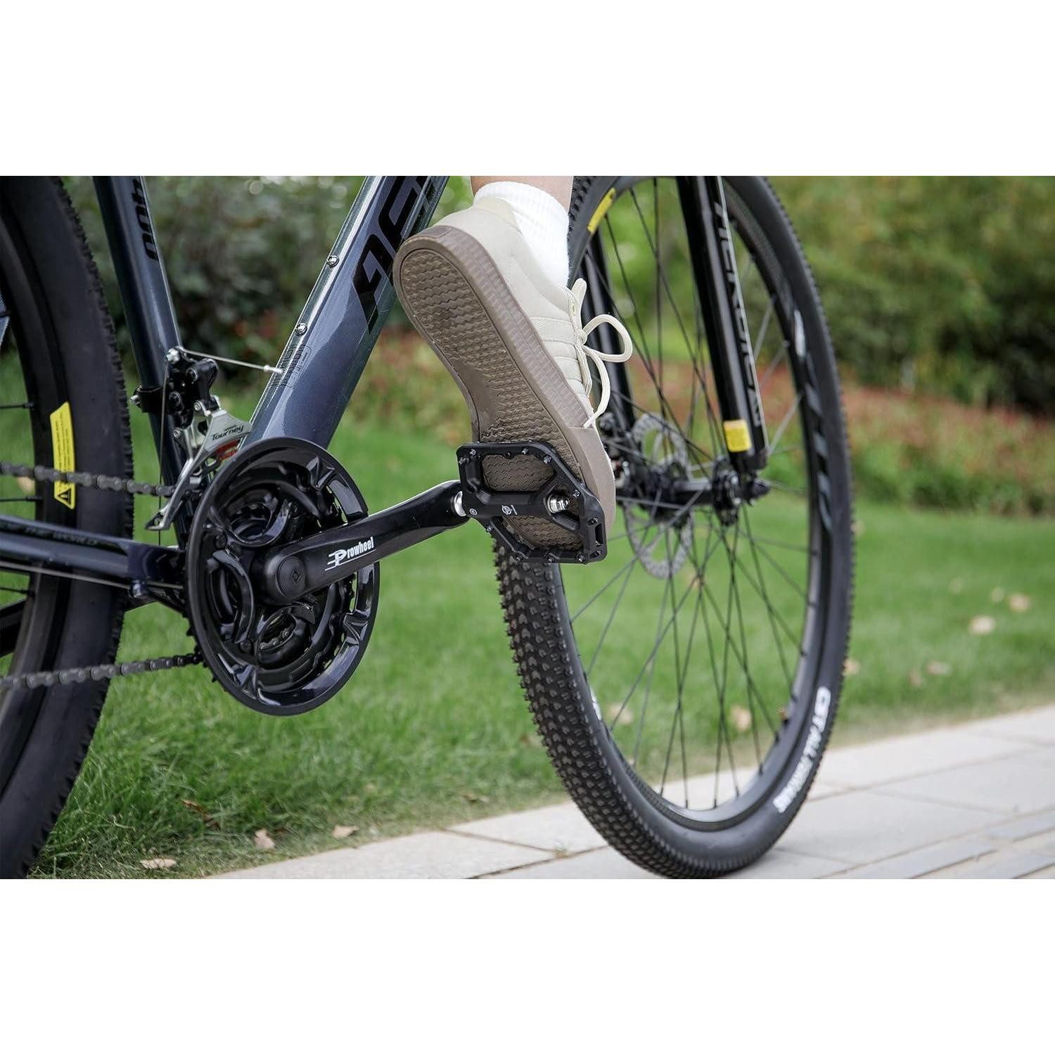 LuxusKollektion Plattformpedale MTB-Pedale Nylonfaser Schwarz