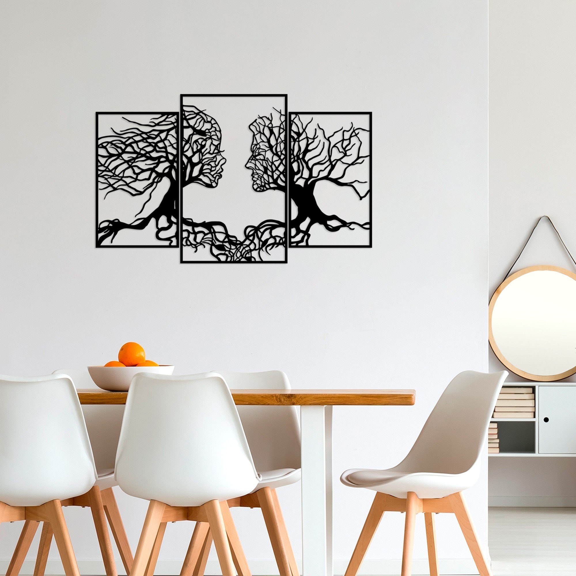Wanddekoobjekt 100% METAL (Thickness: 1,5 mm), 116 x 71 cm L1827