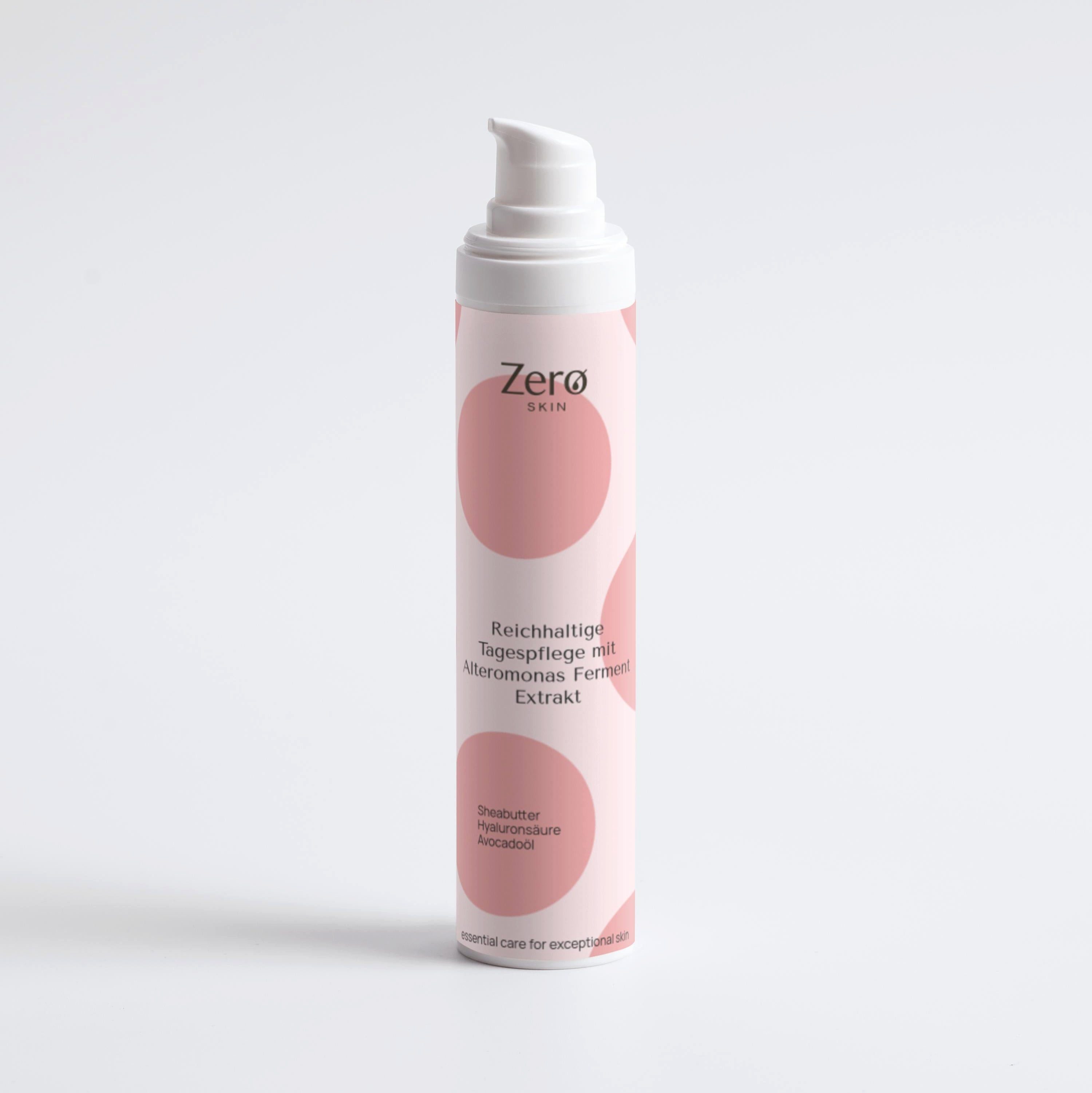 Zero Skin Tagescreme Reichhaltige Tagespflege mit Alteromonas Ferment Extrakt - 50 ml