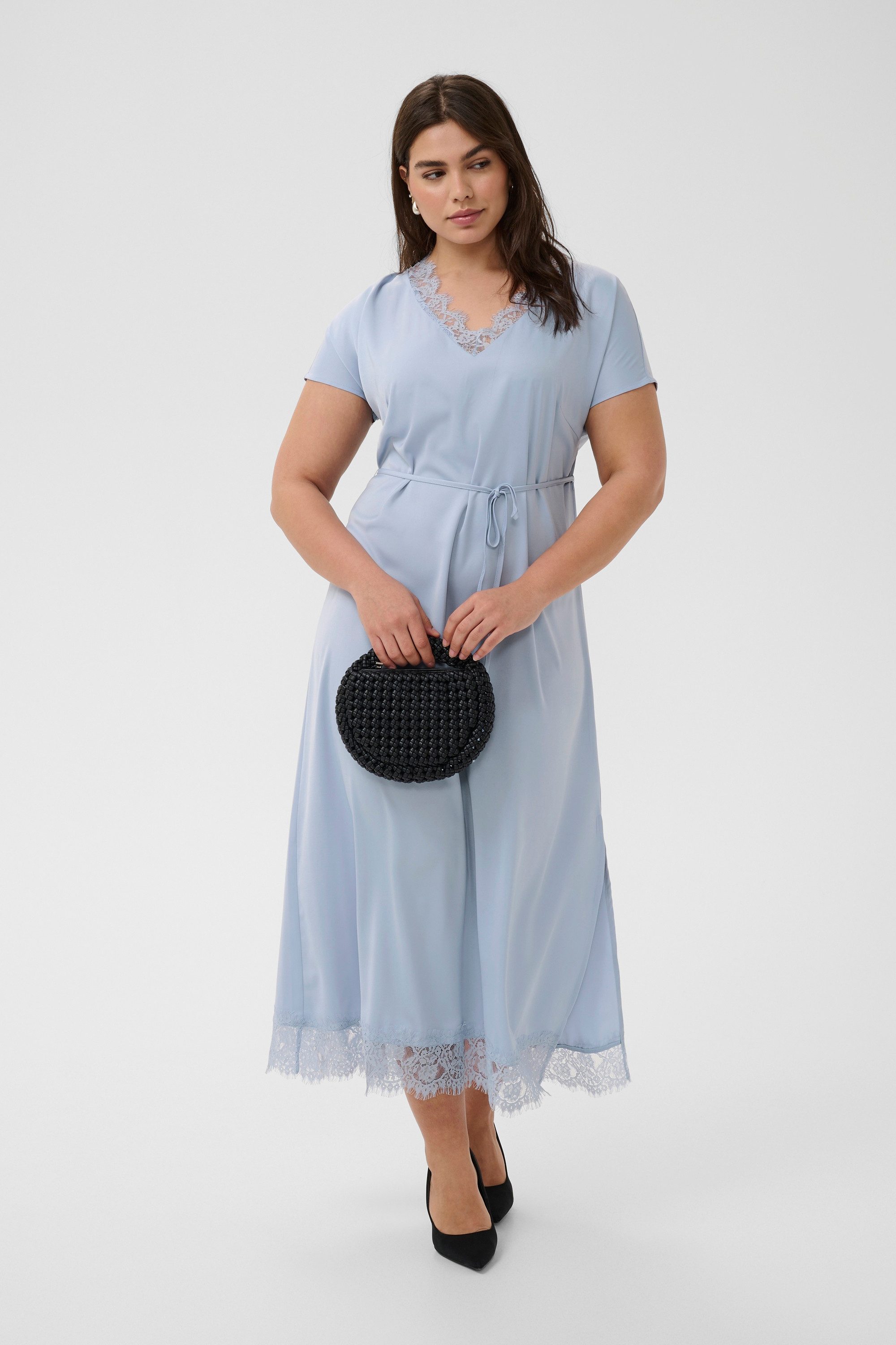 KAFFE Curve Blusenkleid Kleid KCjamie Große Größen