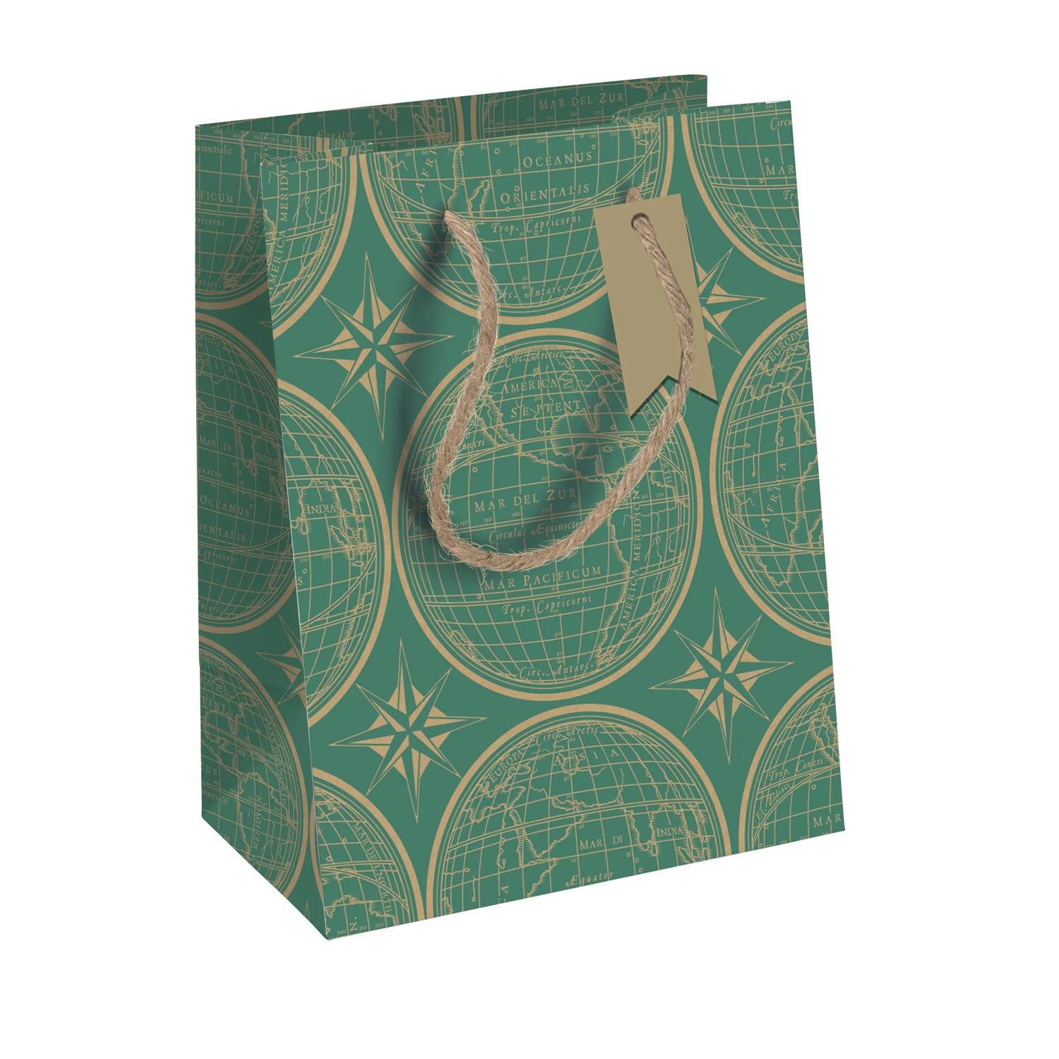 CLAIREFONTAINE Geschenkpapier 6x Explore KraftTasche 21,5x10,2x25,3 223930-3C, Tasche