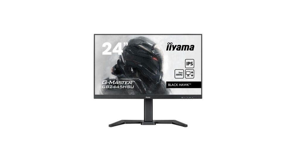 Iiyama iiyama G-MASTER GB2445HSU-B1 (1920 x 1080, 1 ms Reaktionszeit, 100 Hz, IPS Panel)
