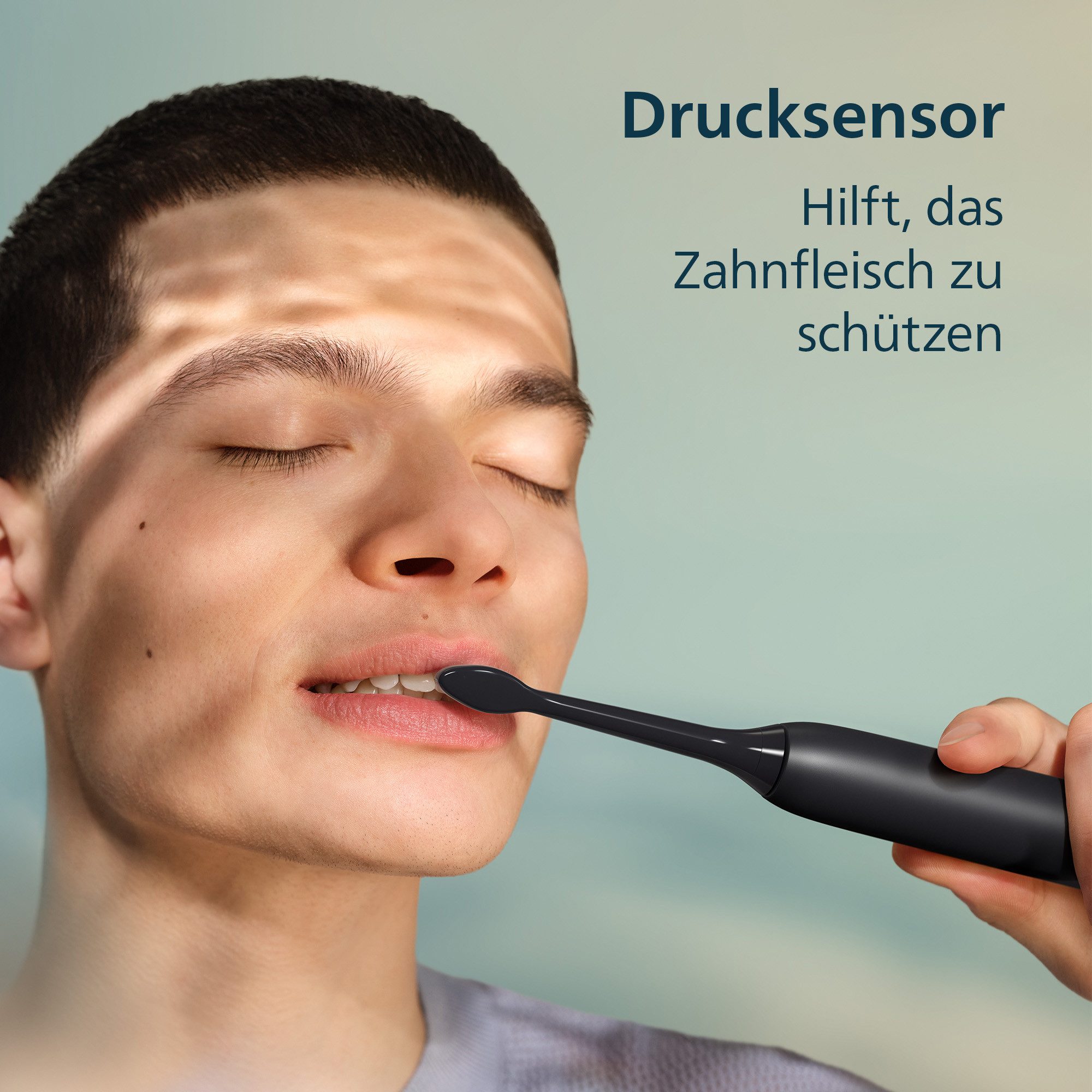 Philips Sonicare Elektrische Zahnbürste Series 3100, Aufsteckbürsten: 2 St., mit Drucksensor, 3 Intensitätsstufen, inkl. Reiseetui und Ladegerät – Bild 5 von 5