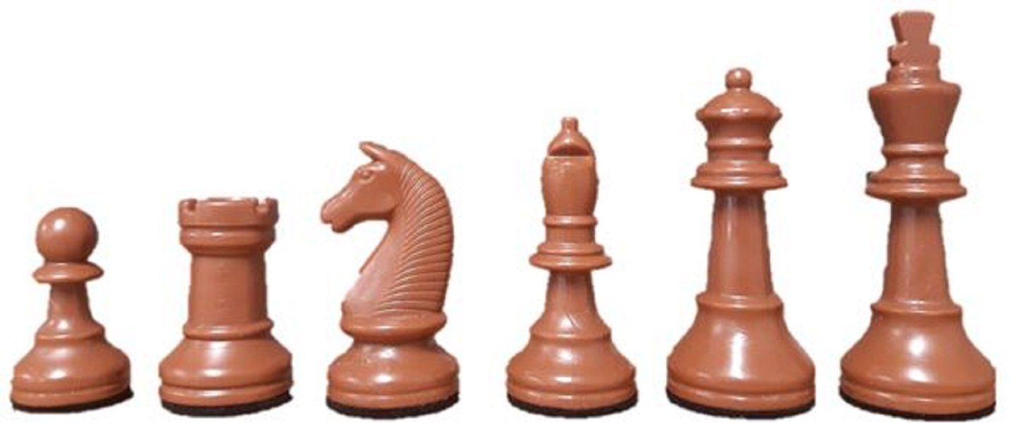 Schachfiguren, braun Spiel, Tuniergeeignet Strategiespiel Solid-Line