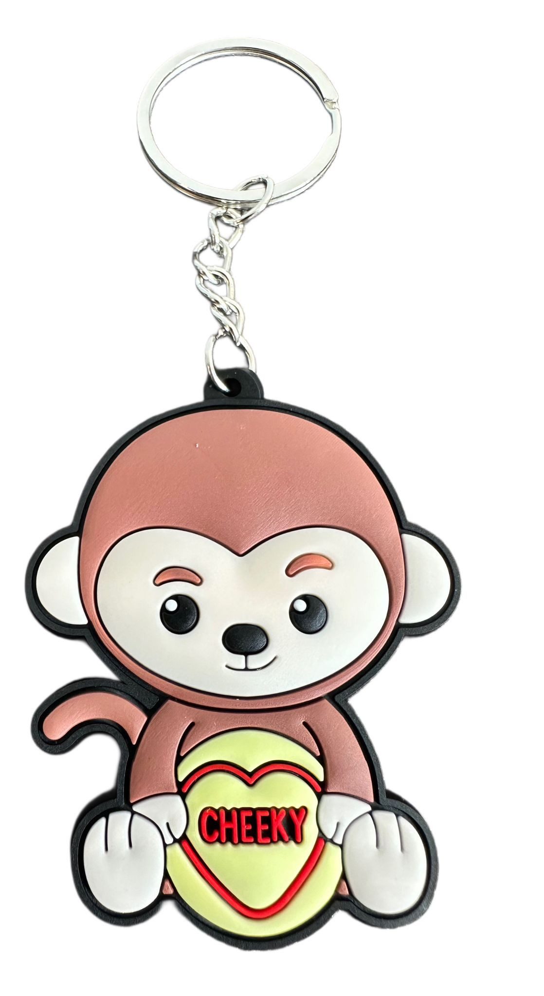 Schlüsselanhänger Schlüsselanhänger Kinder Mini Anhänger keychain Love Hearts Affe
