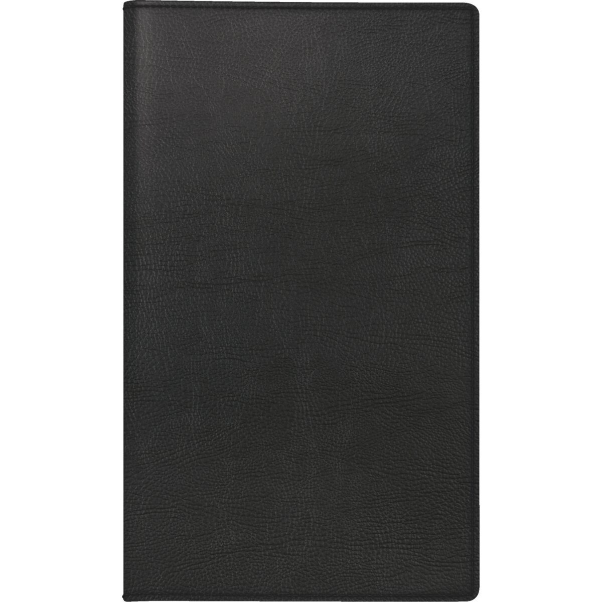 Taschenkalender Taschenkalender TM12 8,7x15,3cm 1 Monat/2 Seiten Kunstleder schwarz 20