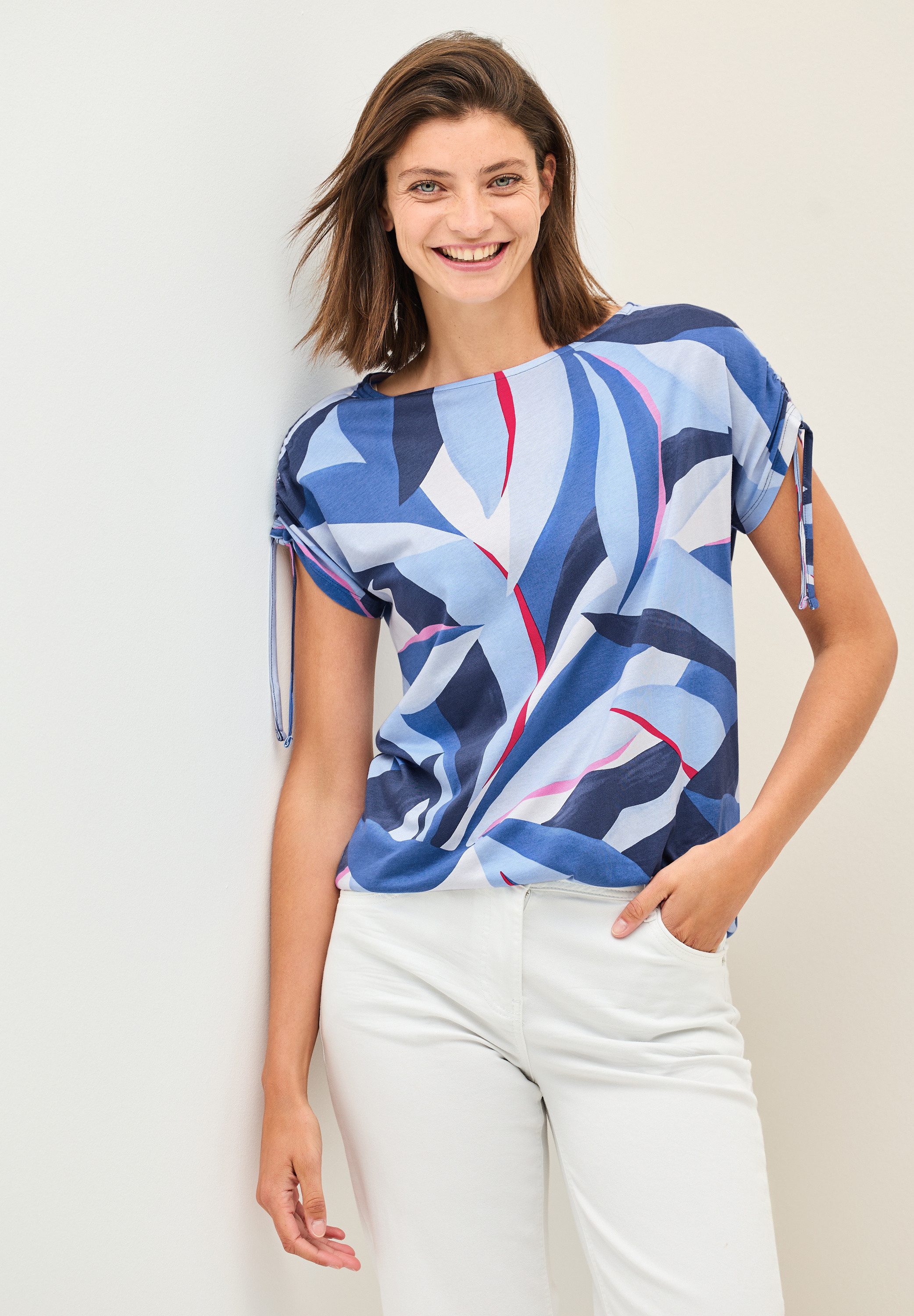 CECIL T-Shirt mit All-Over Print günstig online kaufen