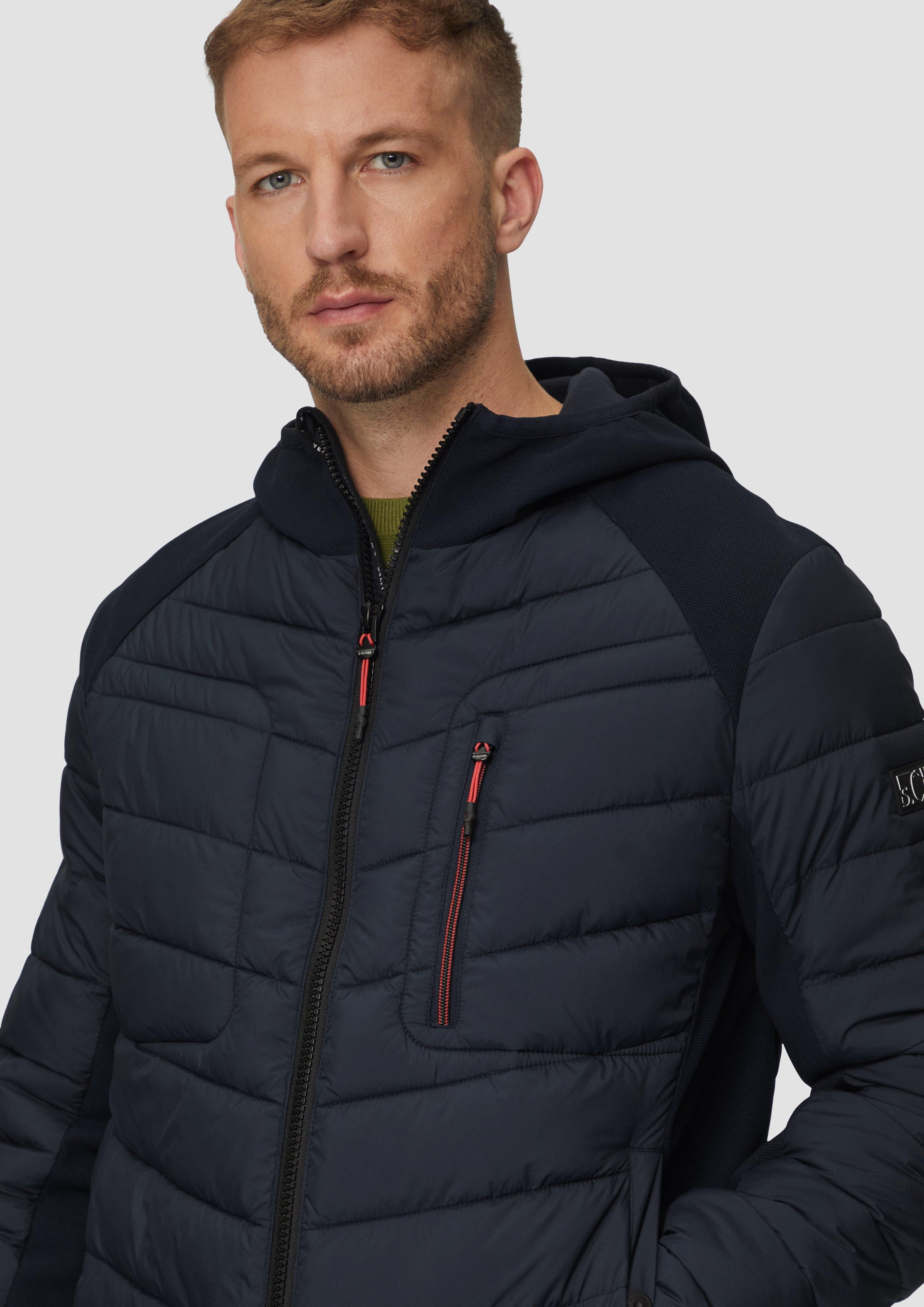 s.Oliver Steppjacke, mit Kapuze, mit Kapuze und Reißverschluss günstig online kaufen