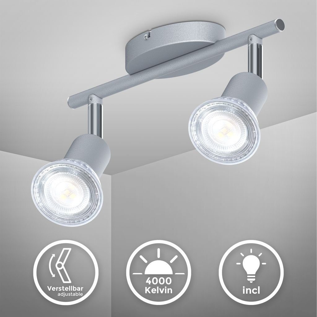 B.K.Licht Deckenleuchte BKL1408, LED wechselbar, 4000K günstig online kaufen
