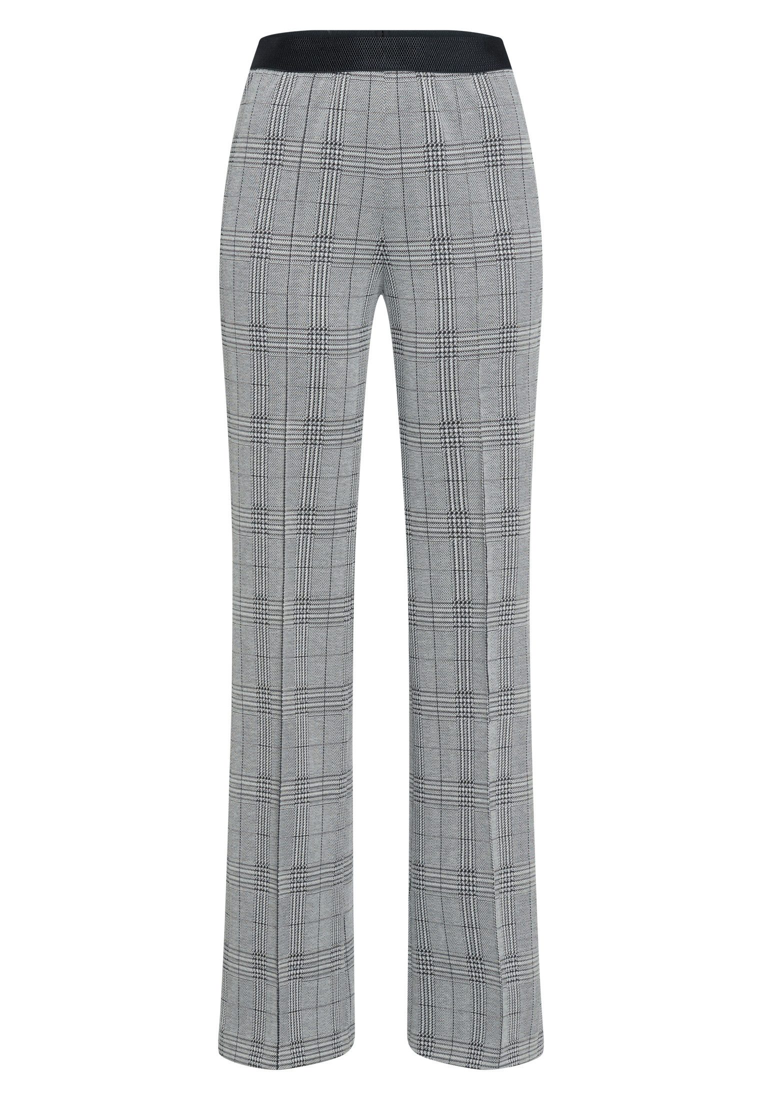 MARC AUREL Schlaghose aus elastischem Karo