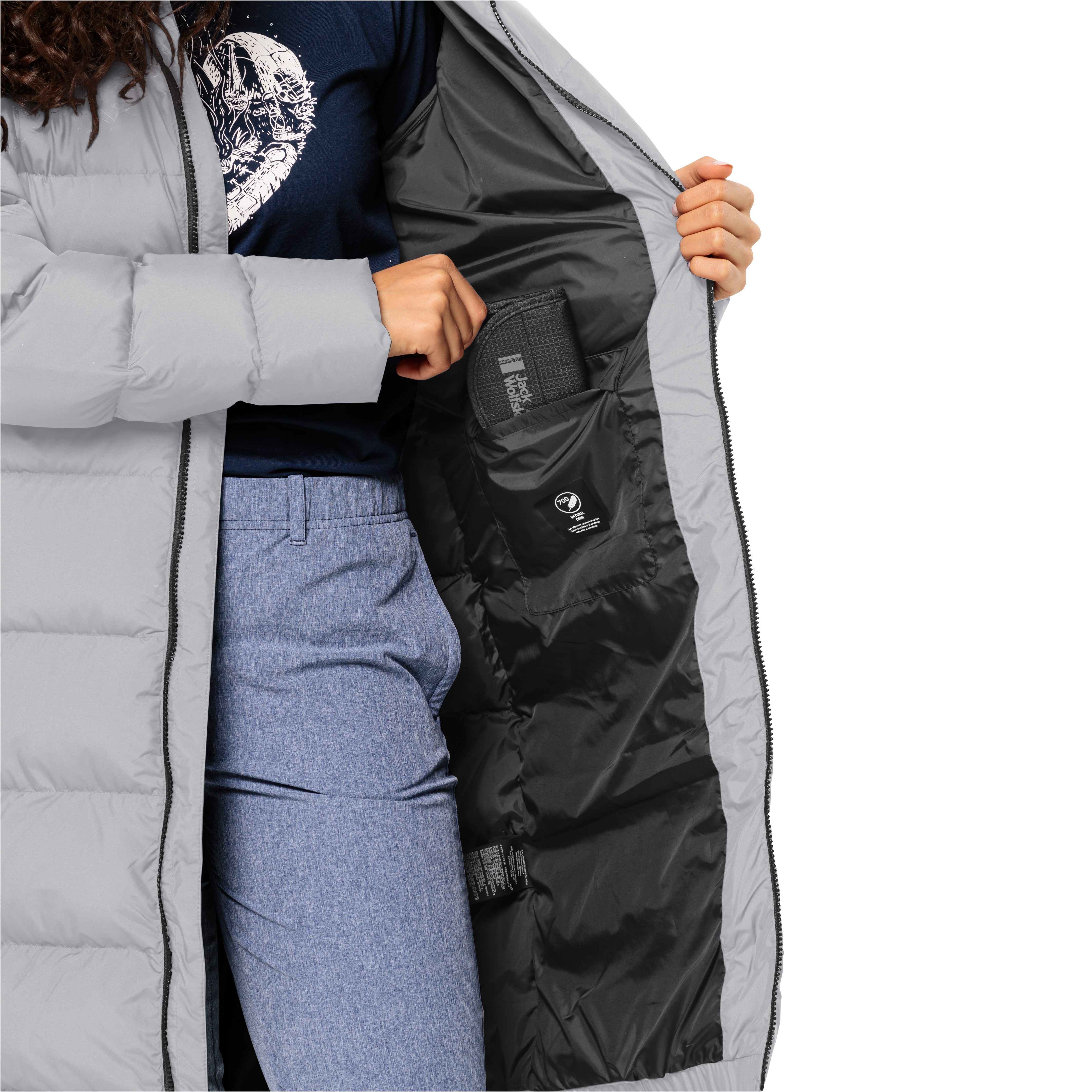 Jack W moonwalk FROZEN mit Wolfskin Kapuze COAT PALACE Funktionsmantel