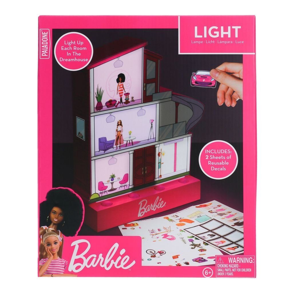 Dekolicht Barbie Paladone Leuchte Dreamhouse mit LED Sticker, integriert fest