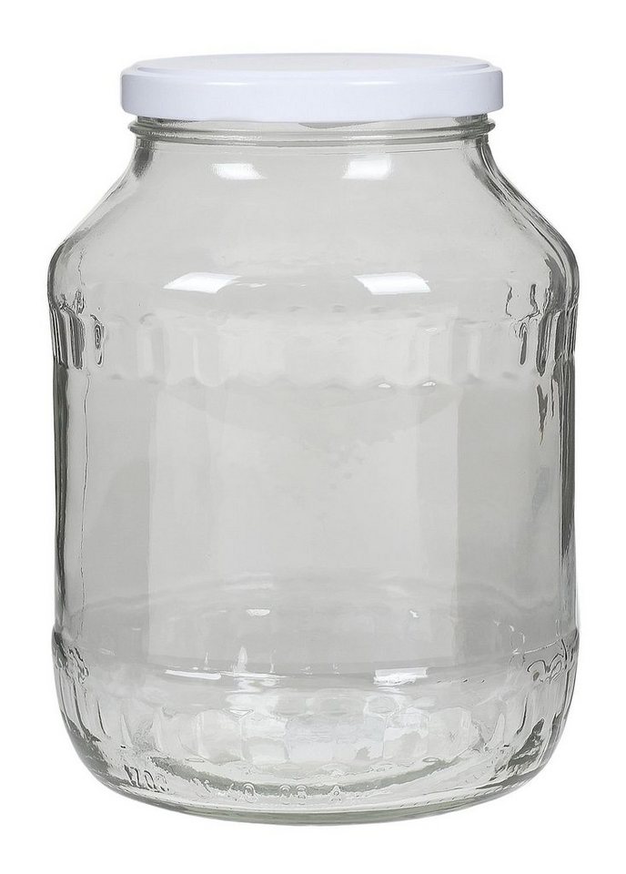 Gurkenglas Einweckglas Einmachglas Vorratsdose Sch, Konservenglas BURI Vorratsglas L Glas 1,7
