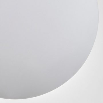 hofstein Deckenleuchte Deckenlampe aus Metall/Glas in Schwarz/Weiß, ohne Leuchtmittel, moderne Leuchte mit Glasschirmen (10 cm), 4 x G9, ohne Leuchtmittel