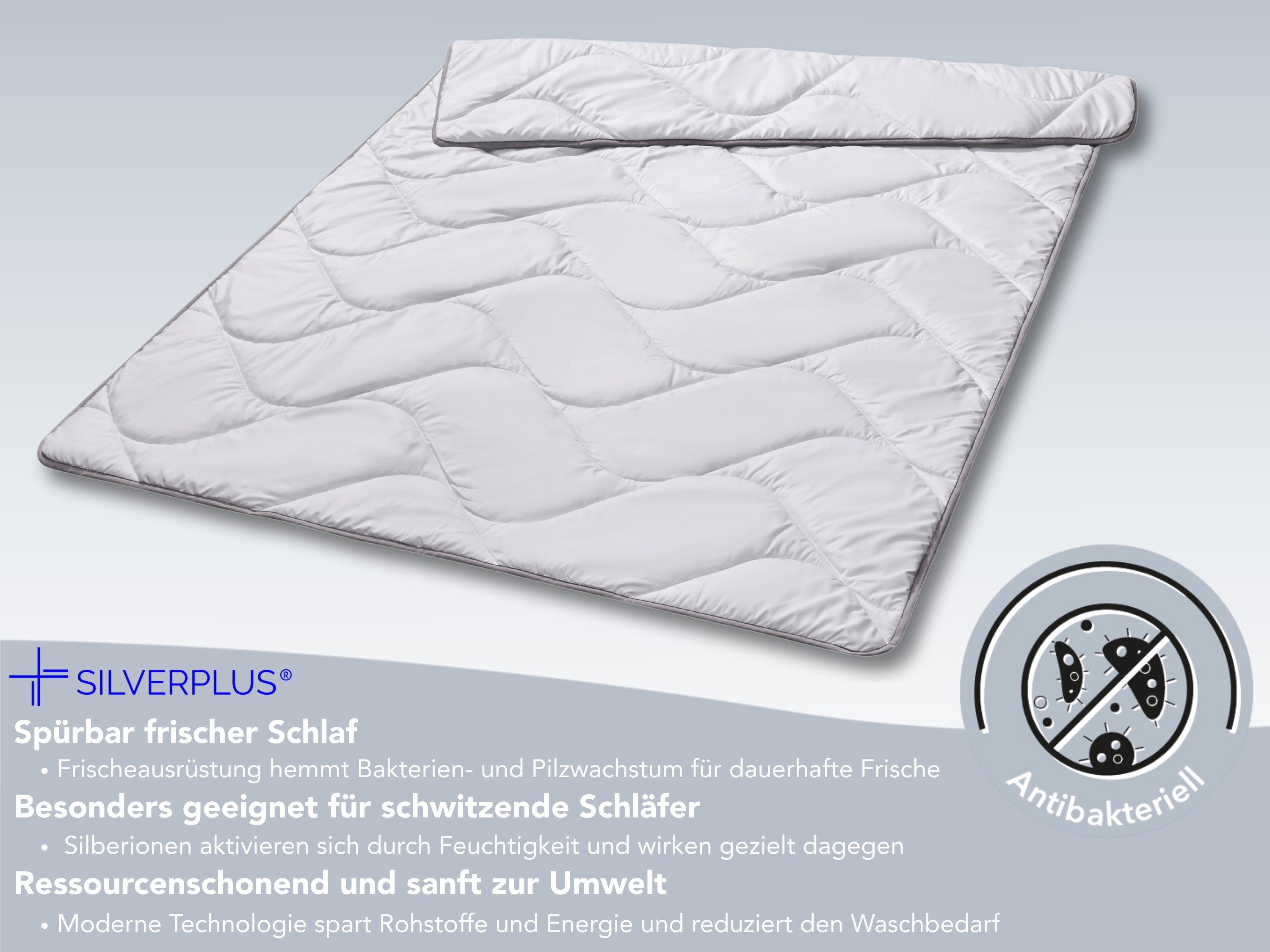 XDREAM Microfaserbettdecke Microfaserbettdecke Silverplus, Ganzjahresdecke günstig online kaufen