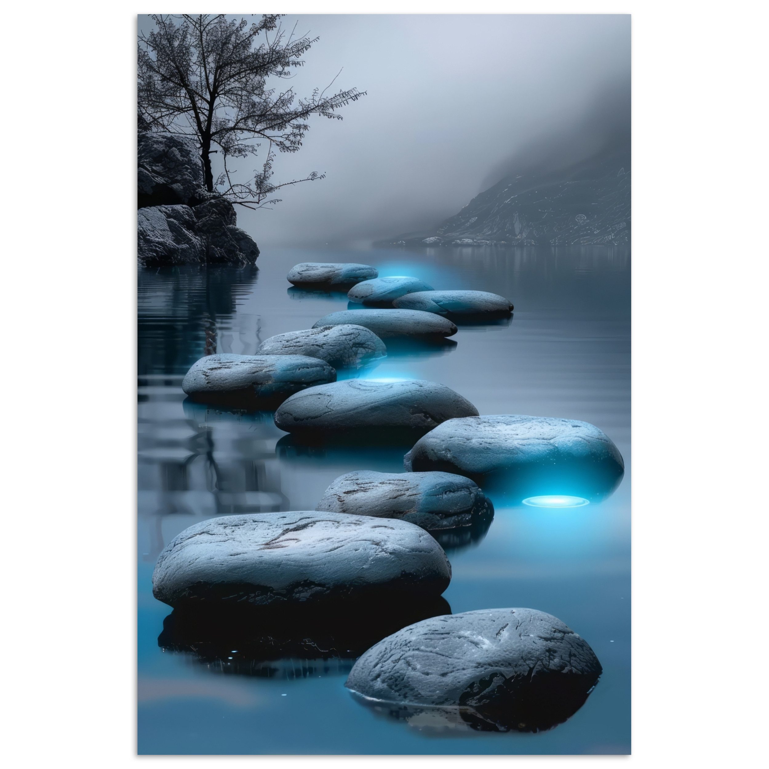 MuchoWow Poster Steine - Wasser - günstig online kaufen