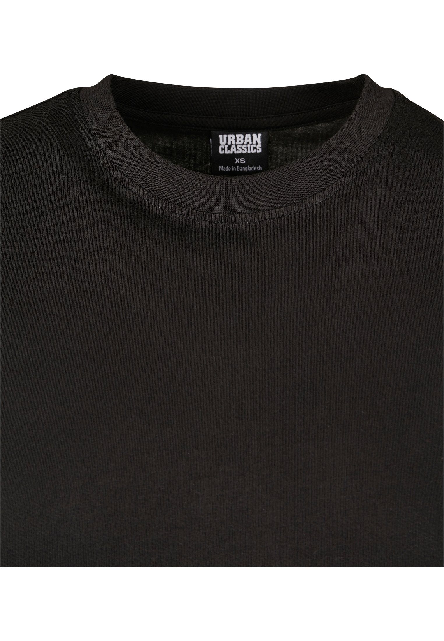URBAN CLASSICS T-Shirt TB2800 Hem Boxy Lace black