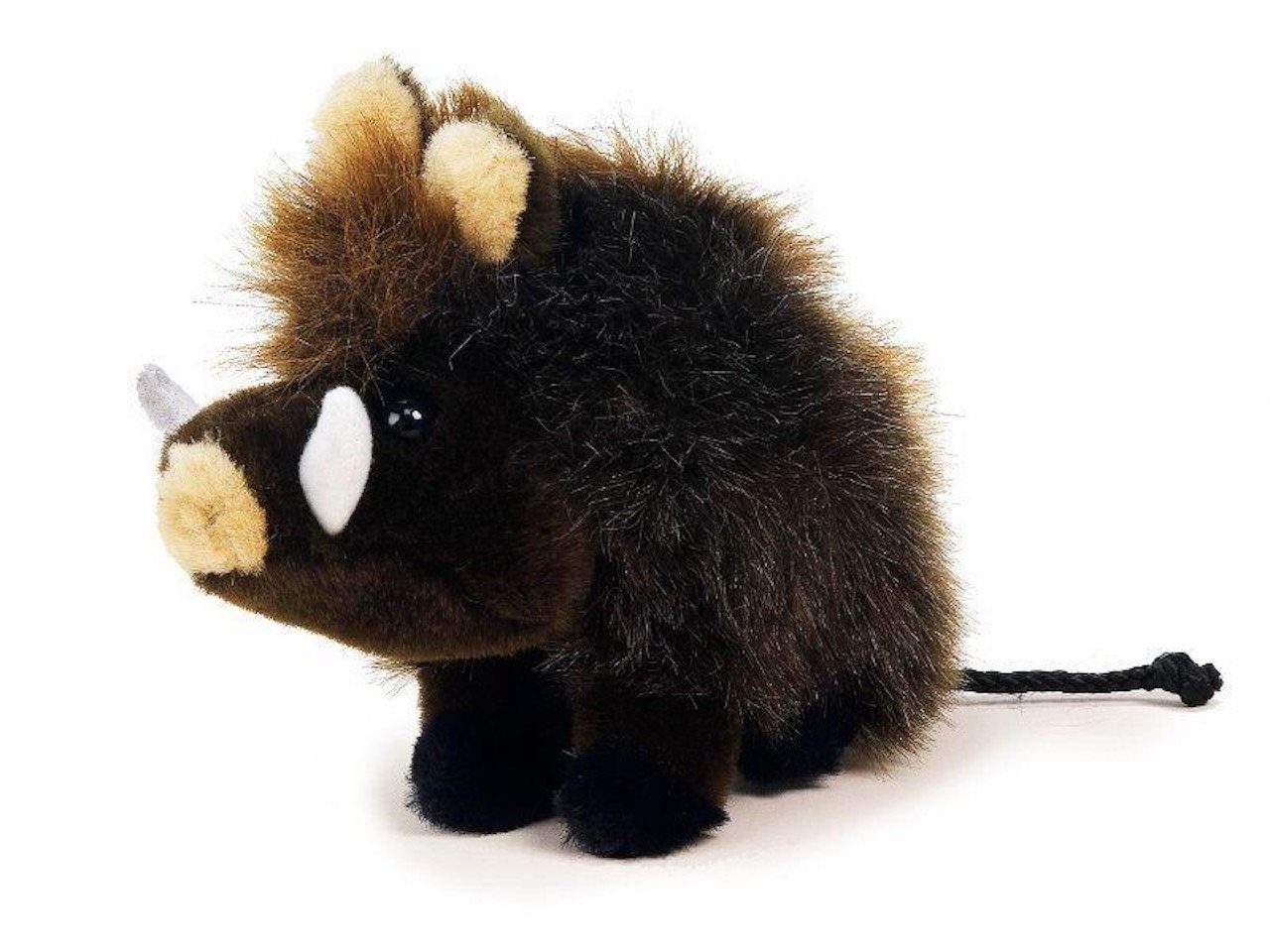 Euro Souvenirs Kuscheltier Wildschwein Plüsch sitzend ca. 25x12x19cm, Plüschtier