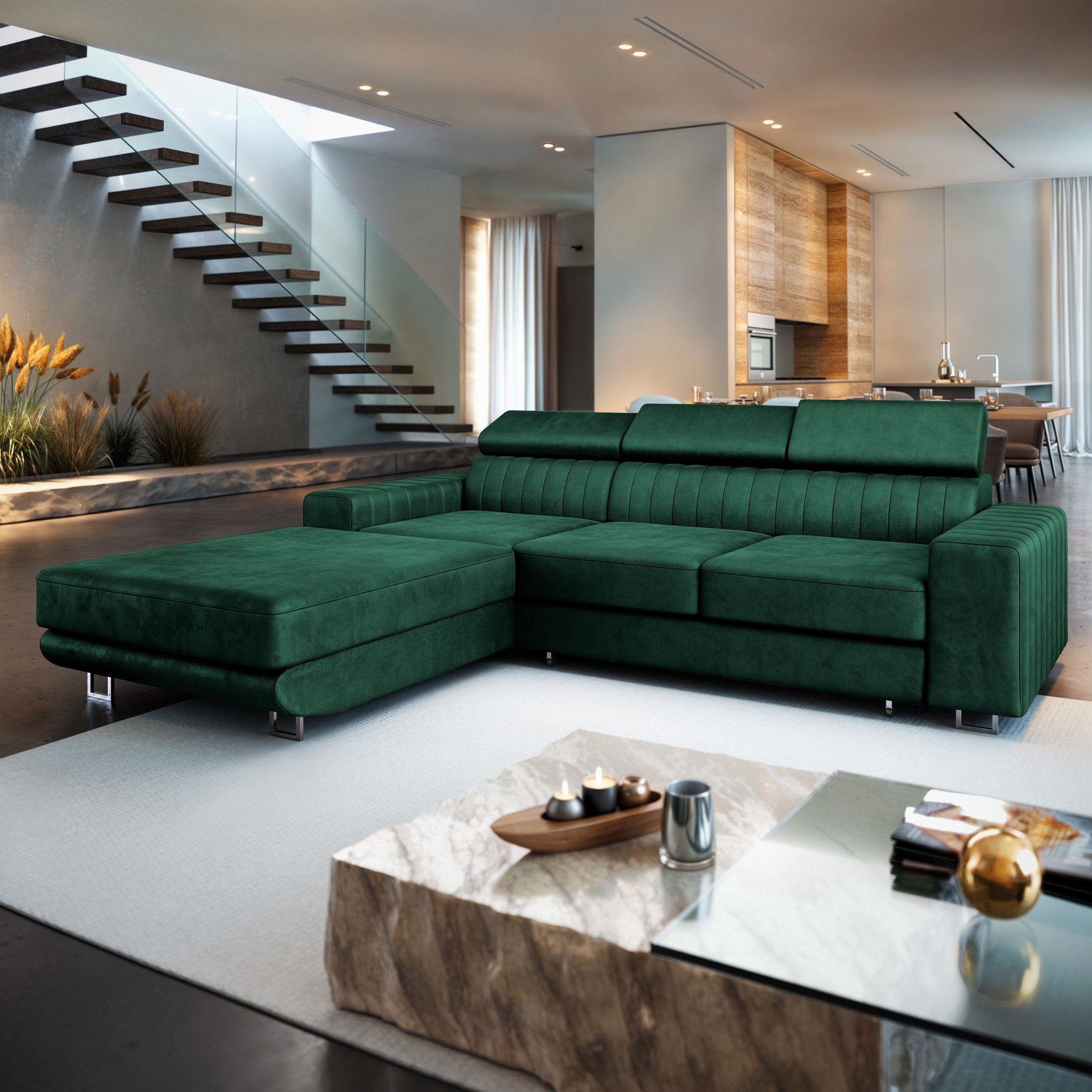 Masseno Ecksofa NOTO mit Schlaffunktion L-Form, günstig online kaufen