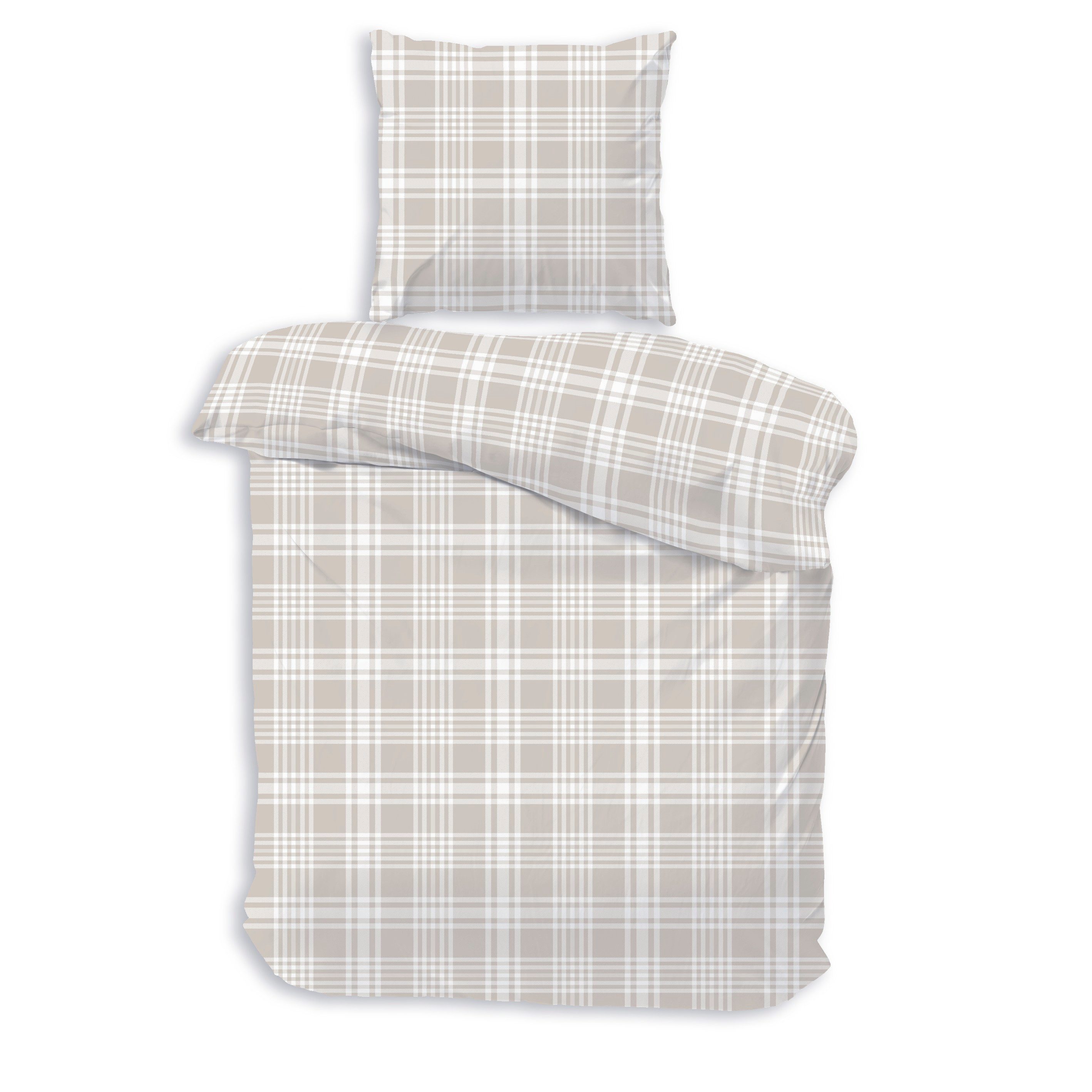 Träumschön Bettwäsche Premium Biber Bettwäsche 135x200 günstig online kaufen