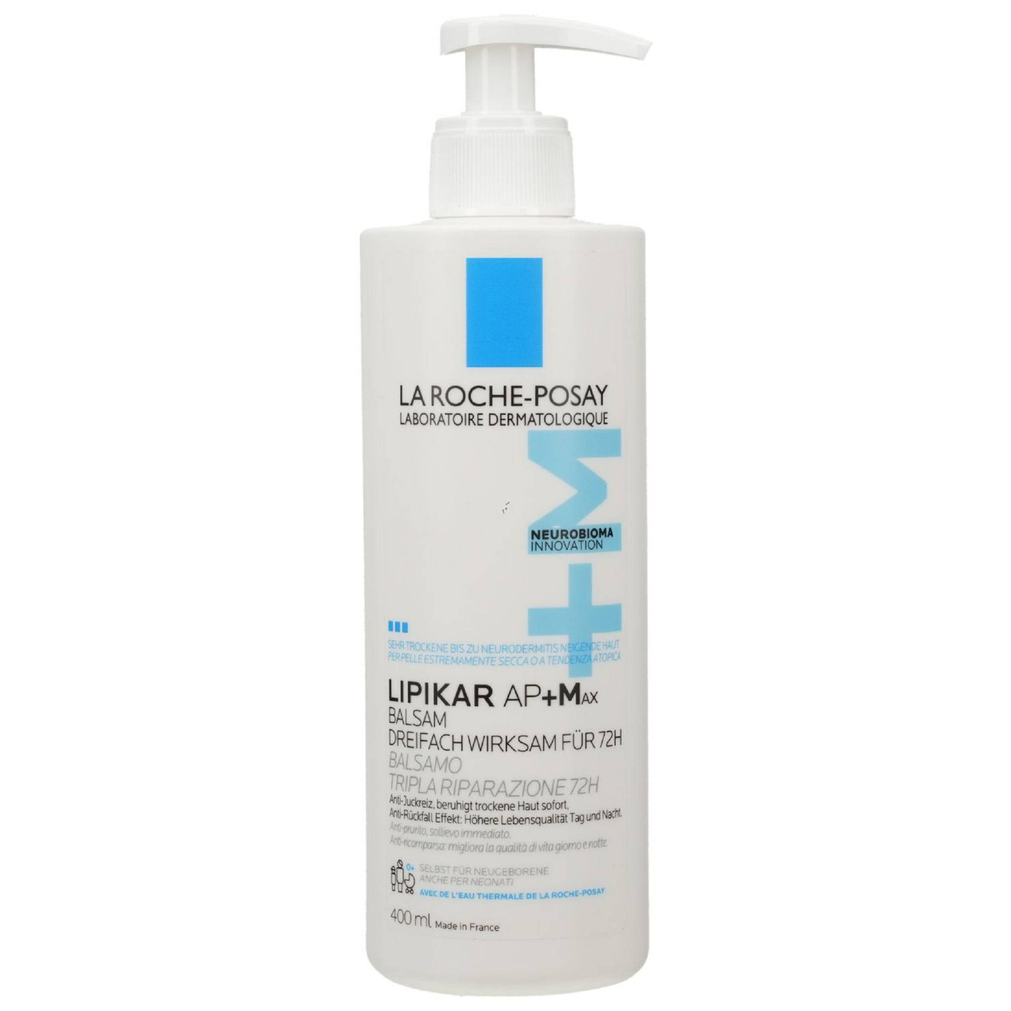 La Roche-Posay Körpercreme Lipikar Baume AP+ Max 400ml Körperbalsam