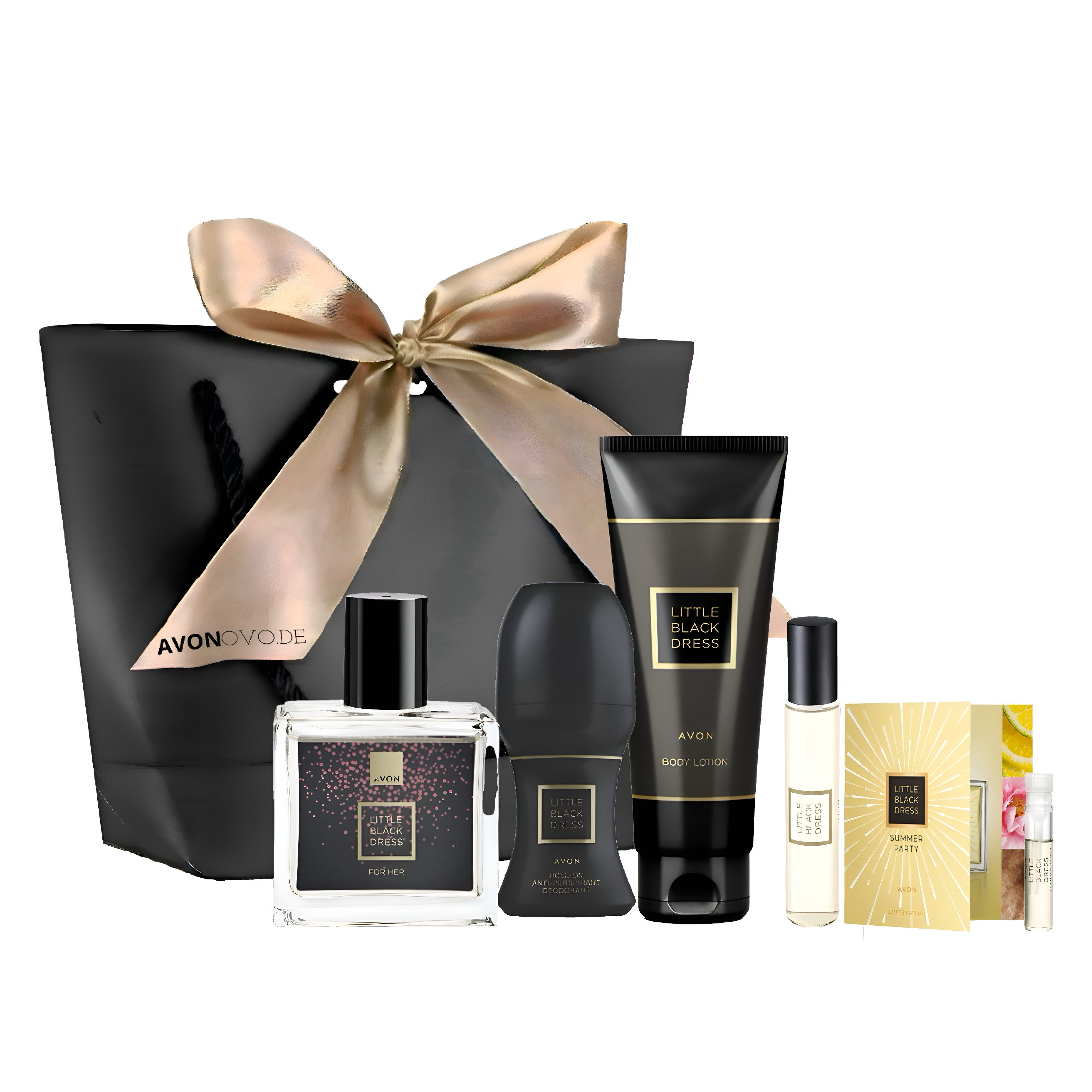 Eau de Parfum LITTLE BLACK DRESS Duftset 30 ml Körpercreme Taschenspray Deoroller