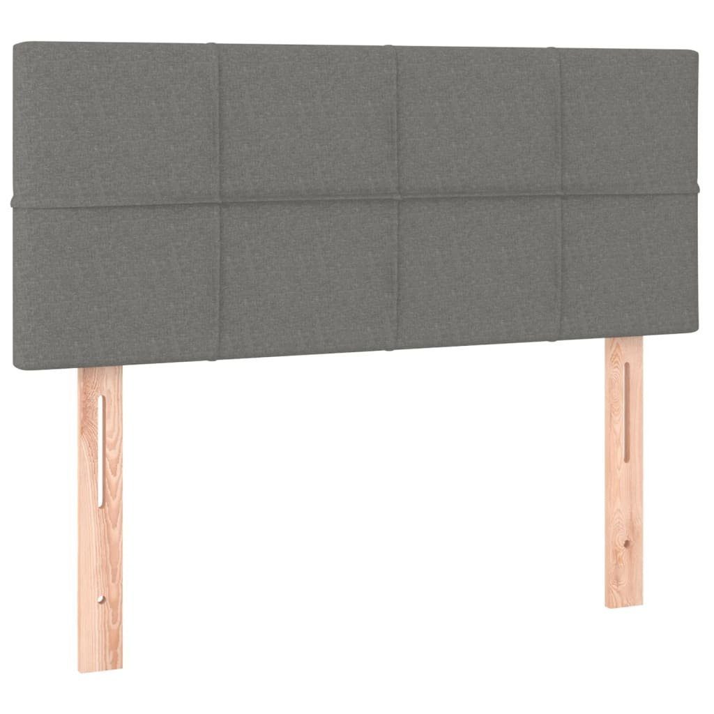 Dunkelgrau cm St) vidaXL (1 Kopfteil Kopfteil Stoff, 80x5x78/88