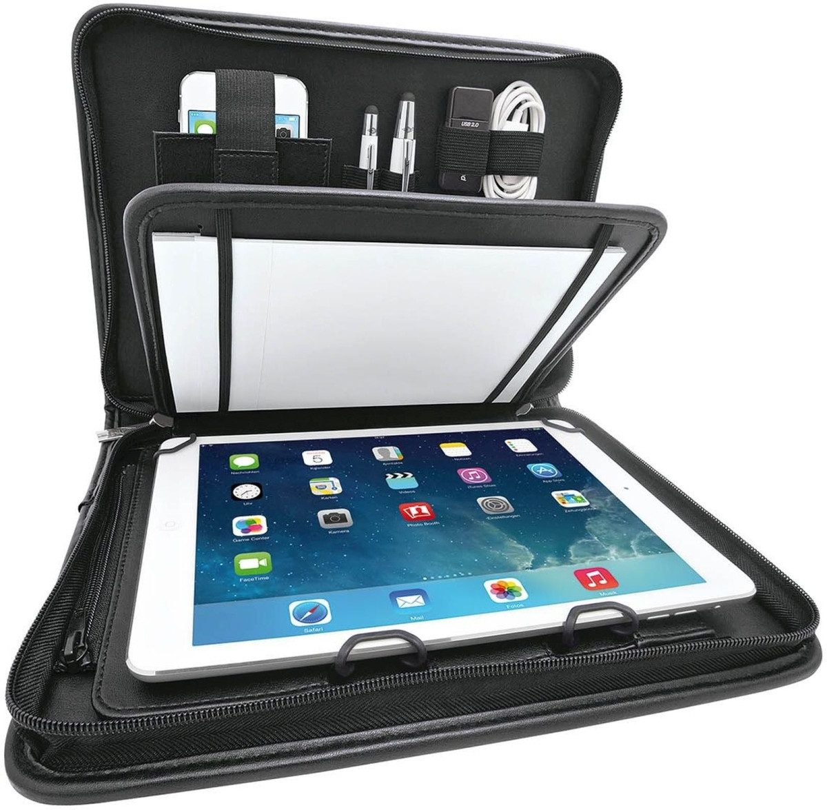 WEDO Laptoptasche Tablet Organizer Elegance Universal 9,7 bis 10,5 Zoll schwarz