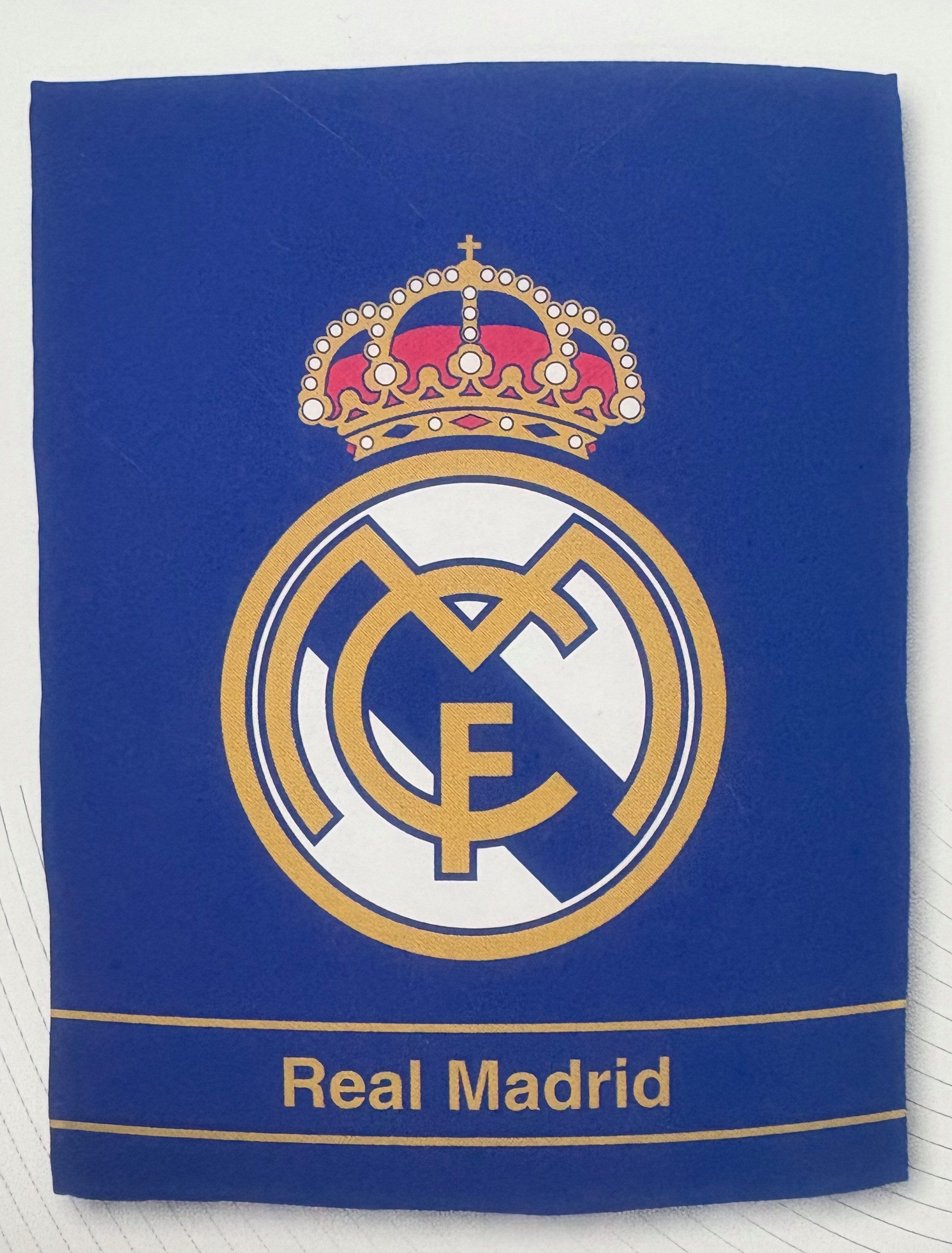 Wohndecke Real Madrid Coral Fleecedecke Kuscheldecke 130 x 160 cm, Real Madrid